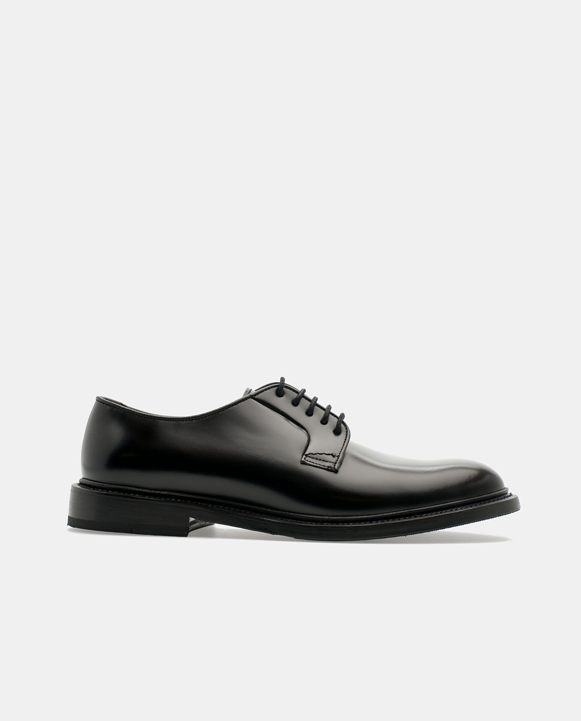 Imagem 0 de Sapatos de Cordões Prestige em Pele de Bovino em Preto