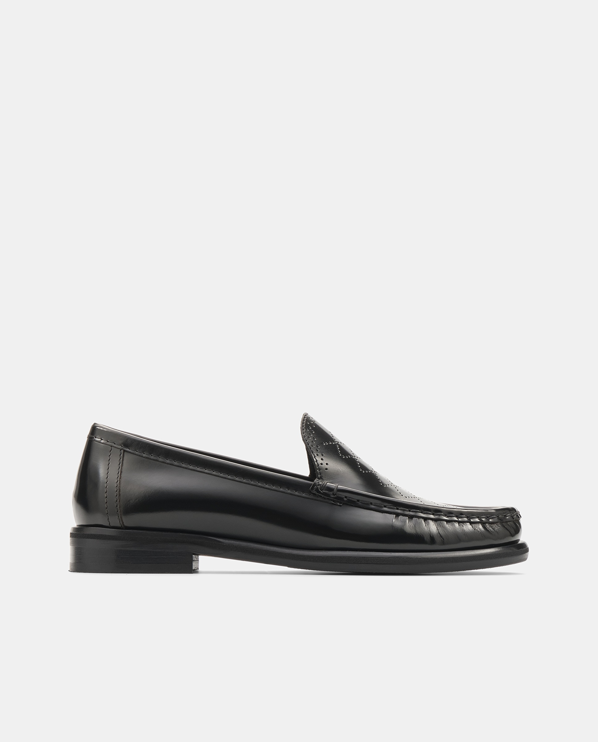 Mocassins Lara de Pele de Bovino em Preto Preto-1