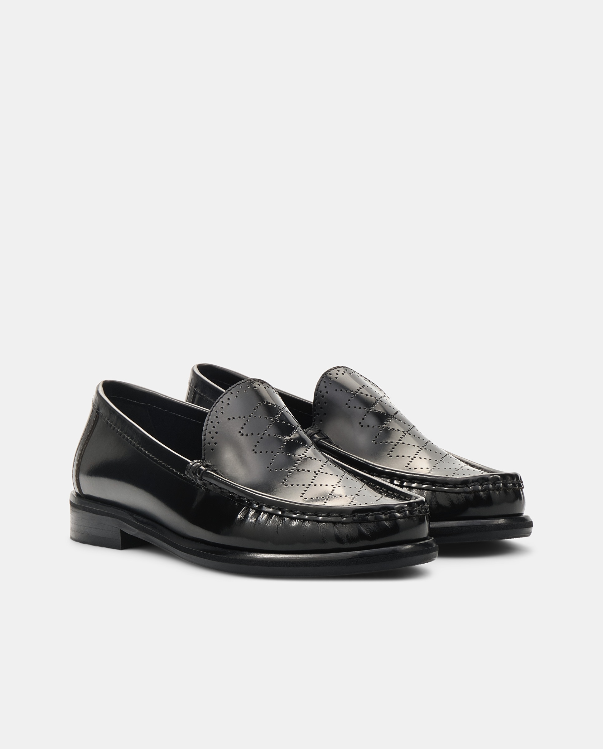 Mocassins Lara de Pele de Bovino em Preto Preto-2