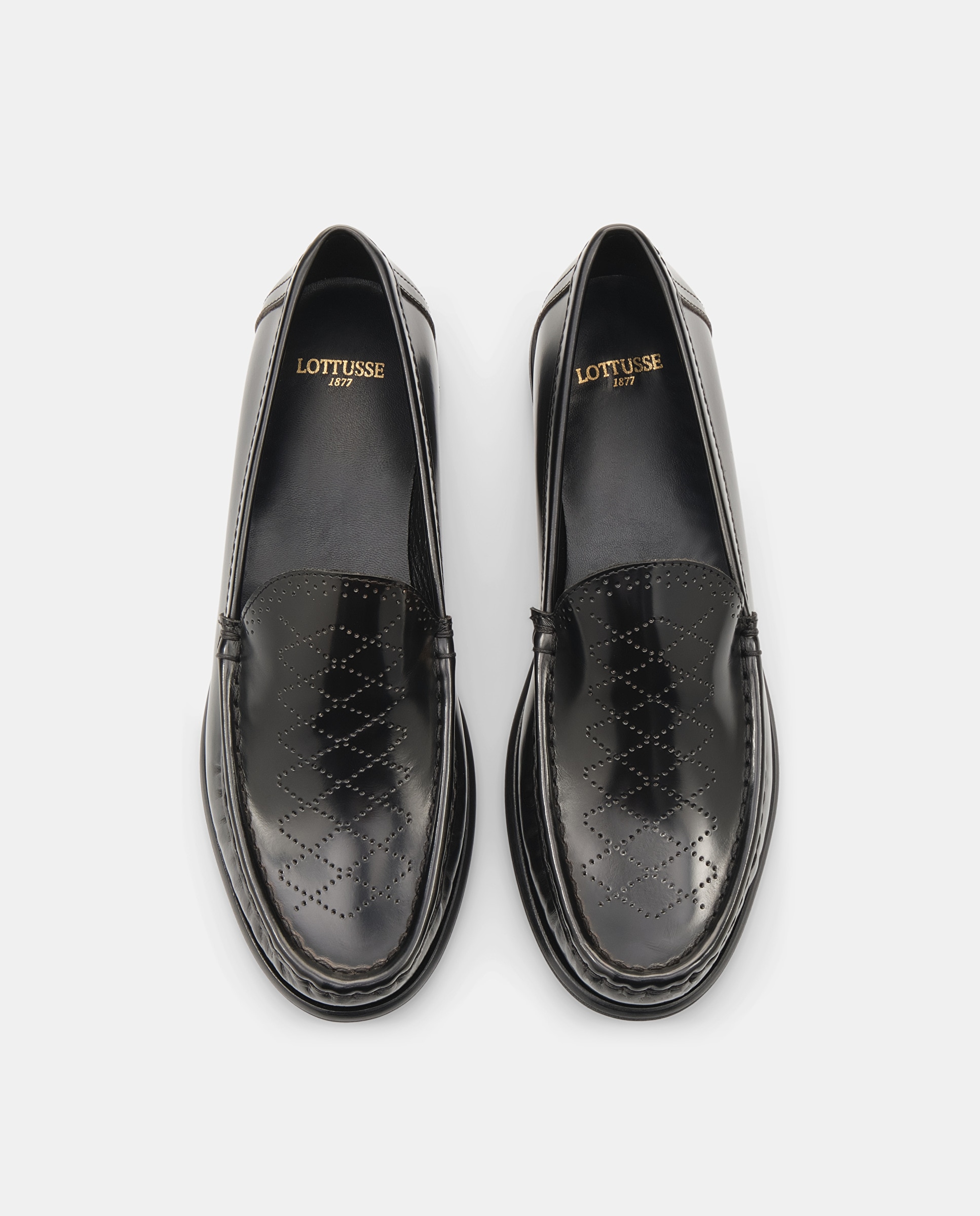 Mocassins Lara de Pele de Bovino em Preto Preto-6