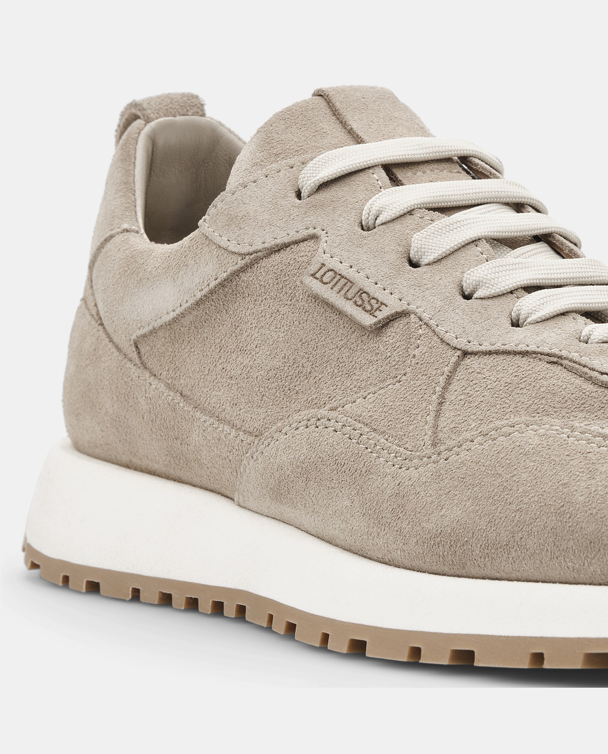Sapatilhas Andie de Pele Taupe-4
