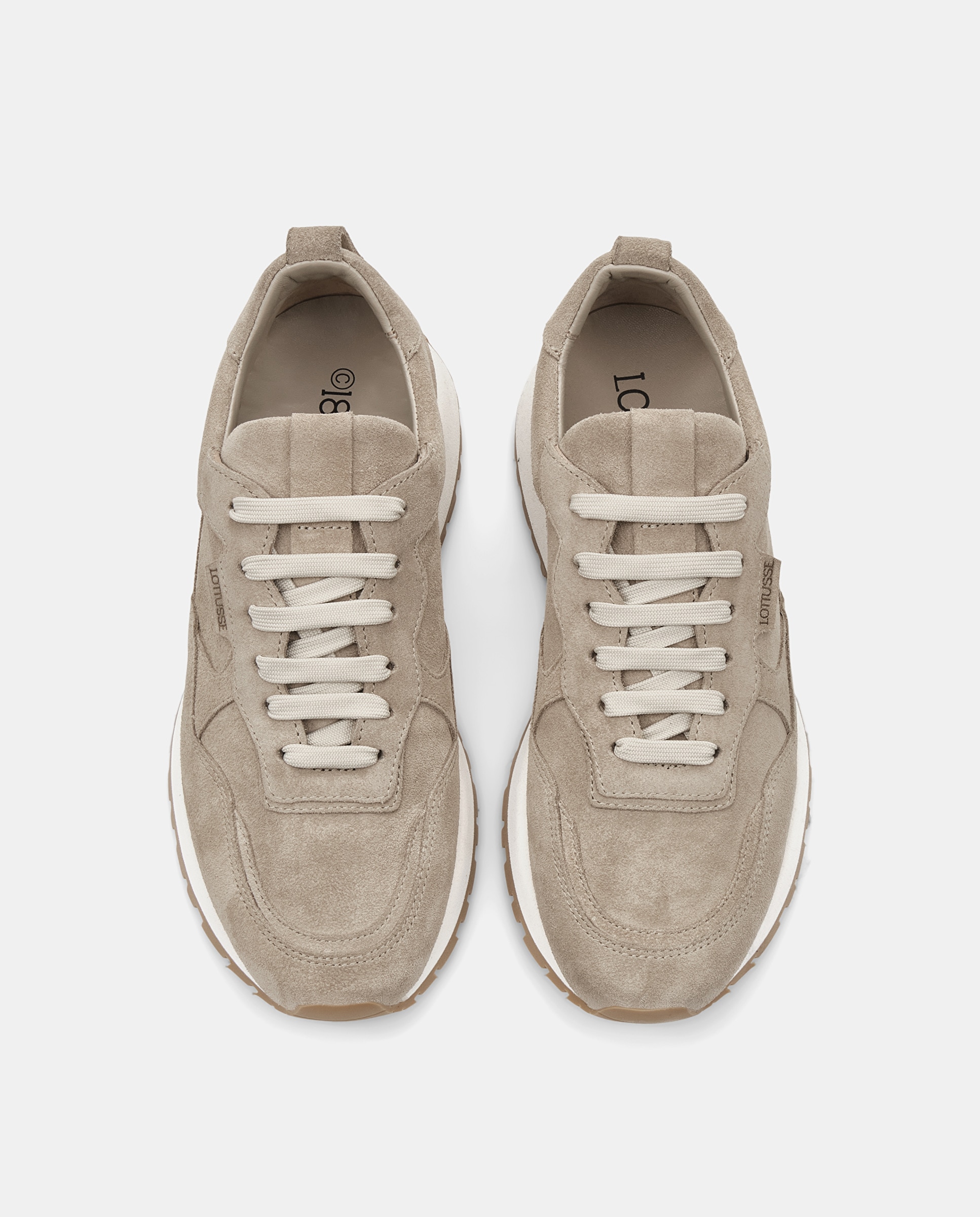 Sapatilhas Andie de Pele Taupe-6