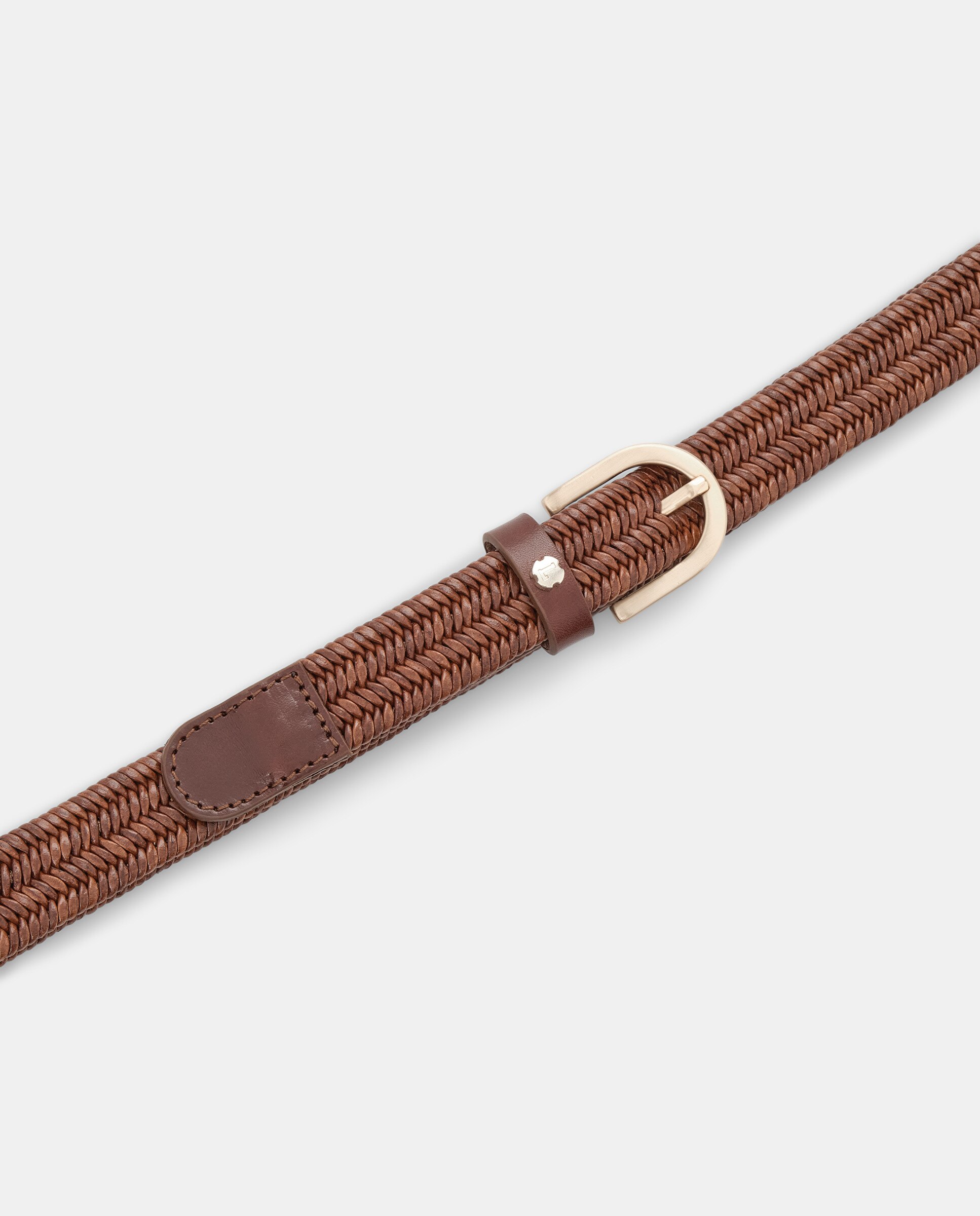 Cinto Gante de Pele Castanho Castanho-2