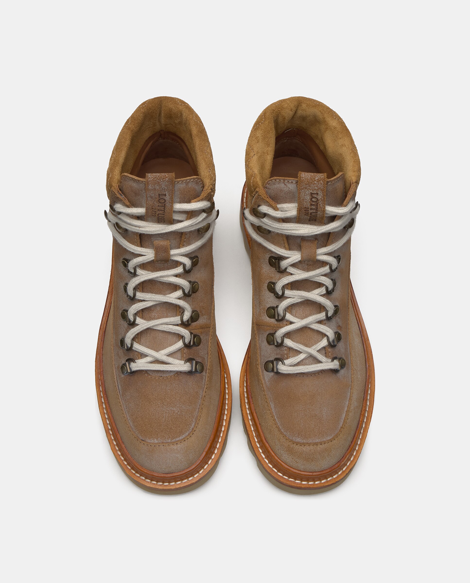 Botins Zermat Joy de Pele Castanho-6