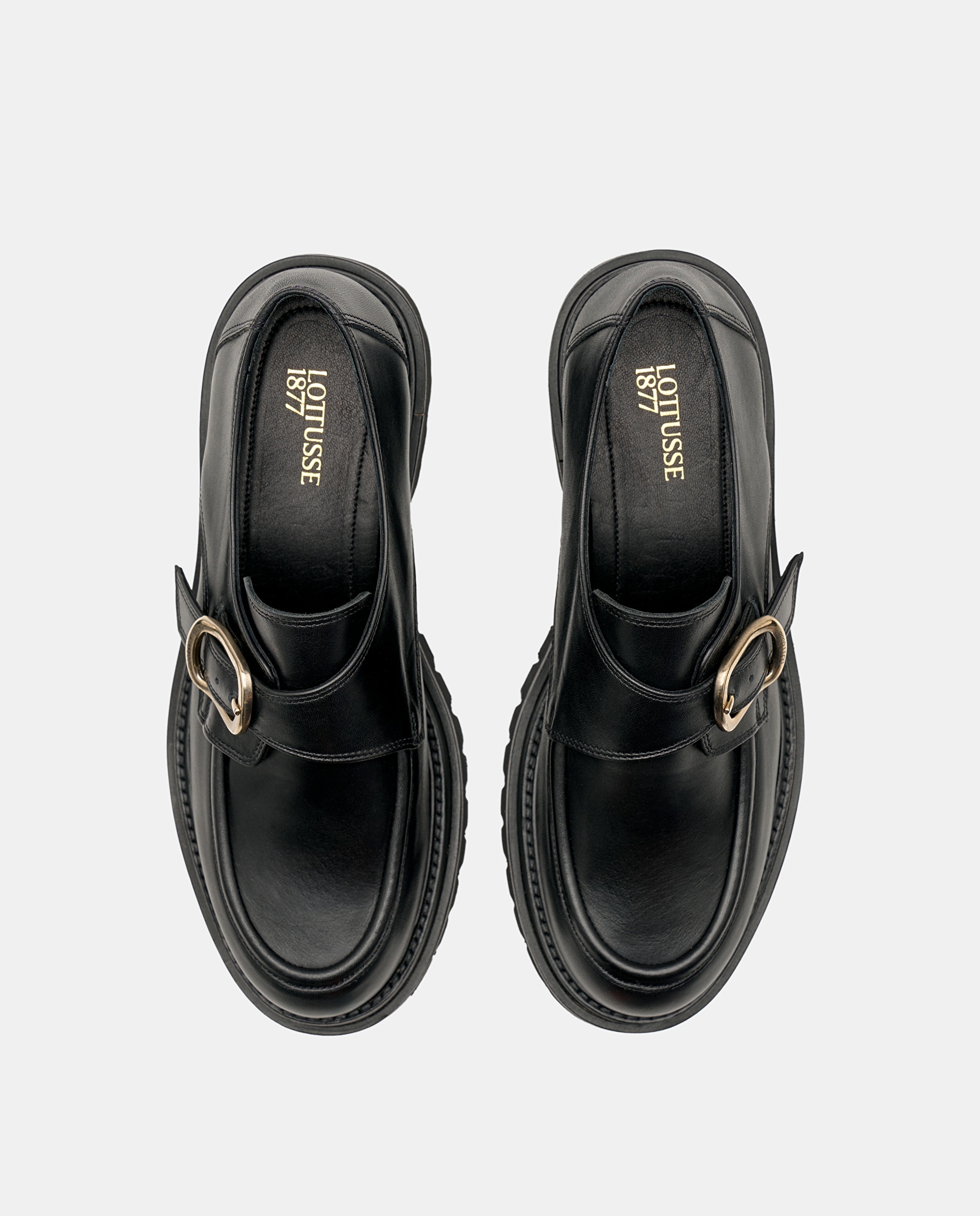 Mocassins Covent em Pele de Bovino em Preto Preto-6
