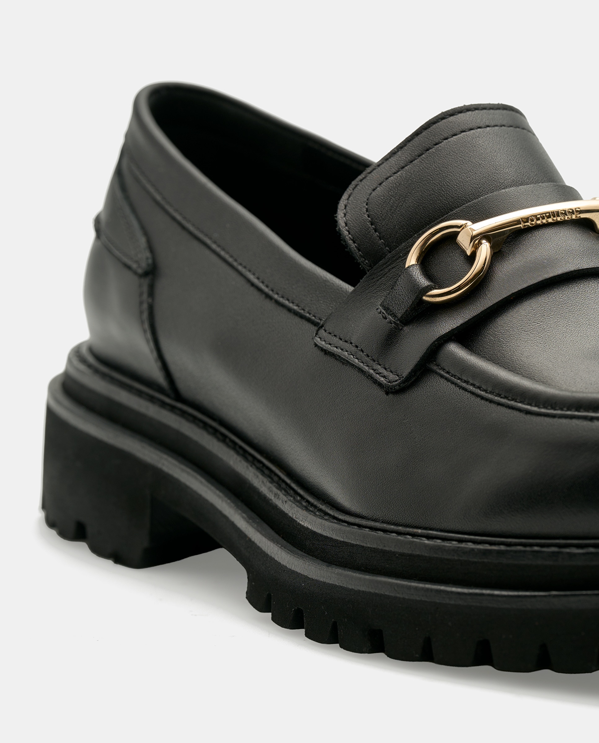 Mocassins Covent em Pele de Bovino em Preto Preto-4