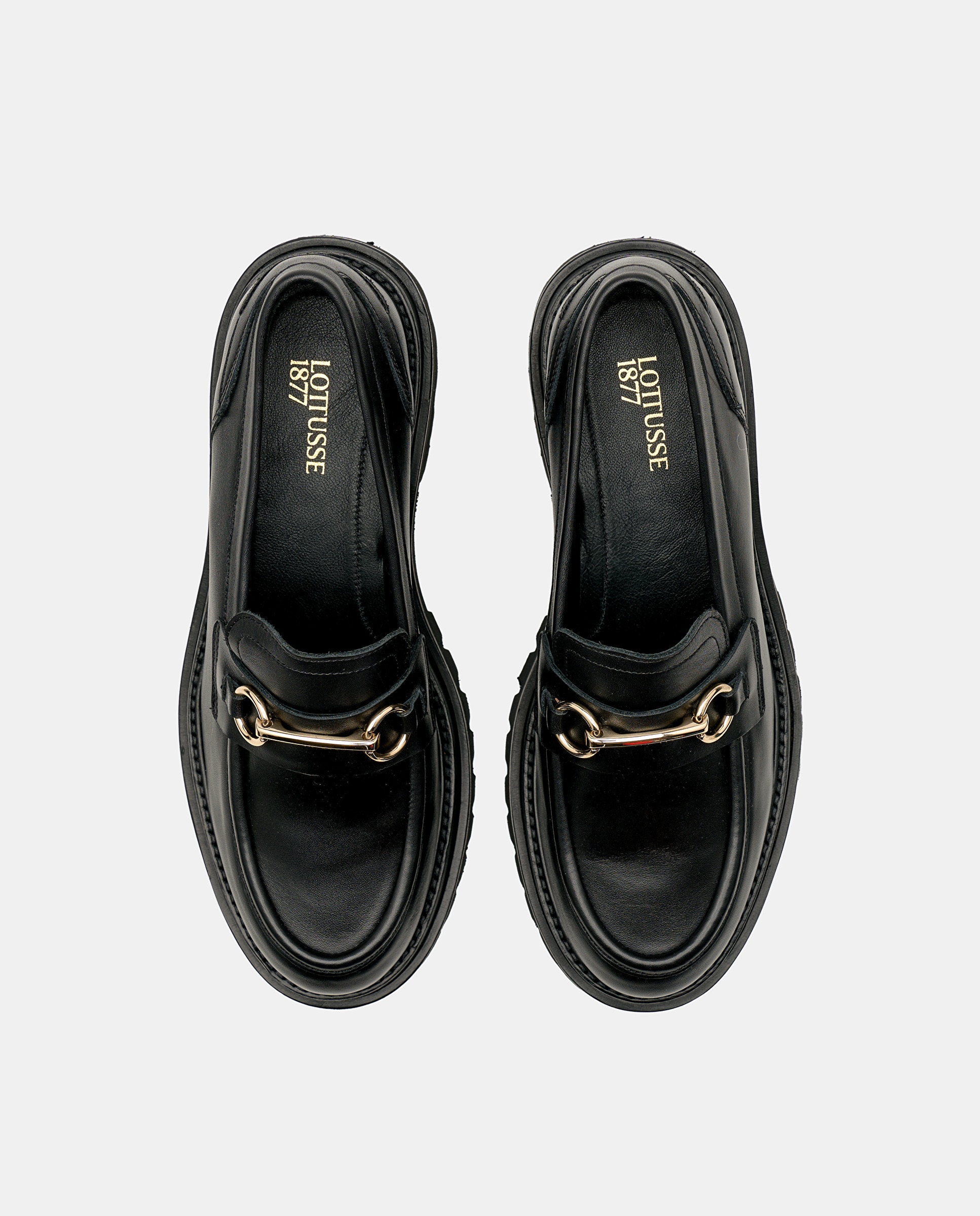Mocassins Covent em Pele de Bovino em Preto Preto-6