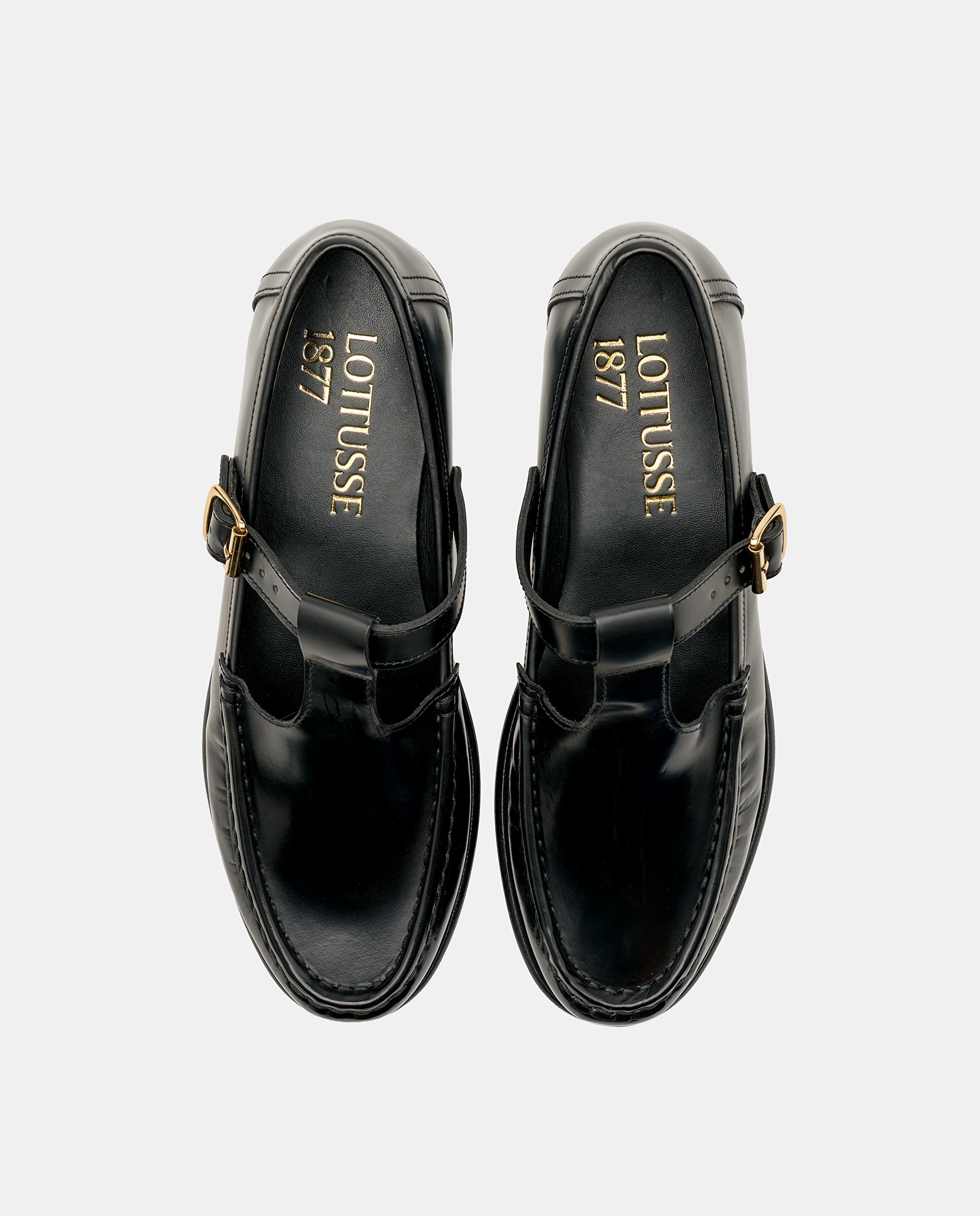 Mocassins Lara em Pele de Bovino Preto-6