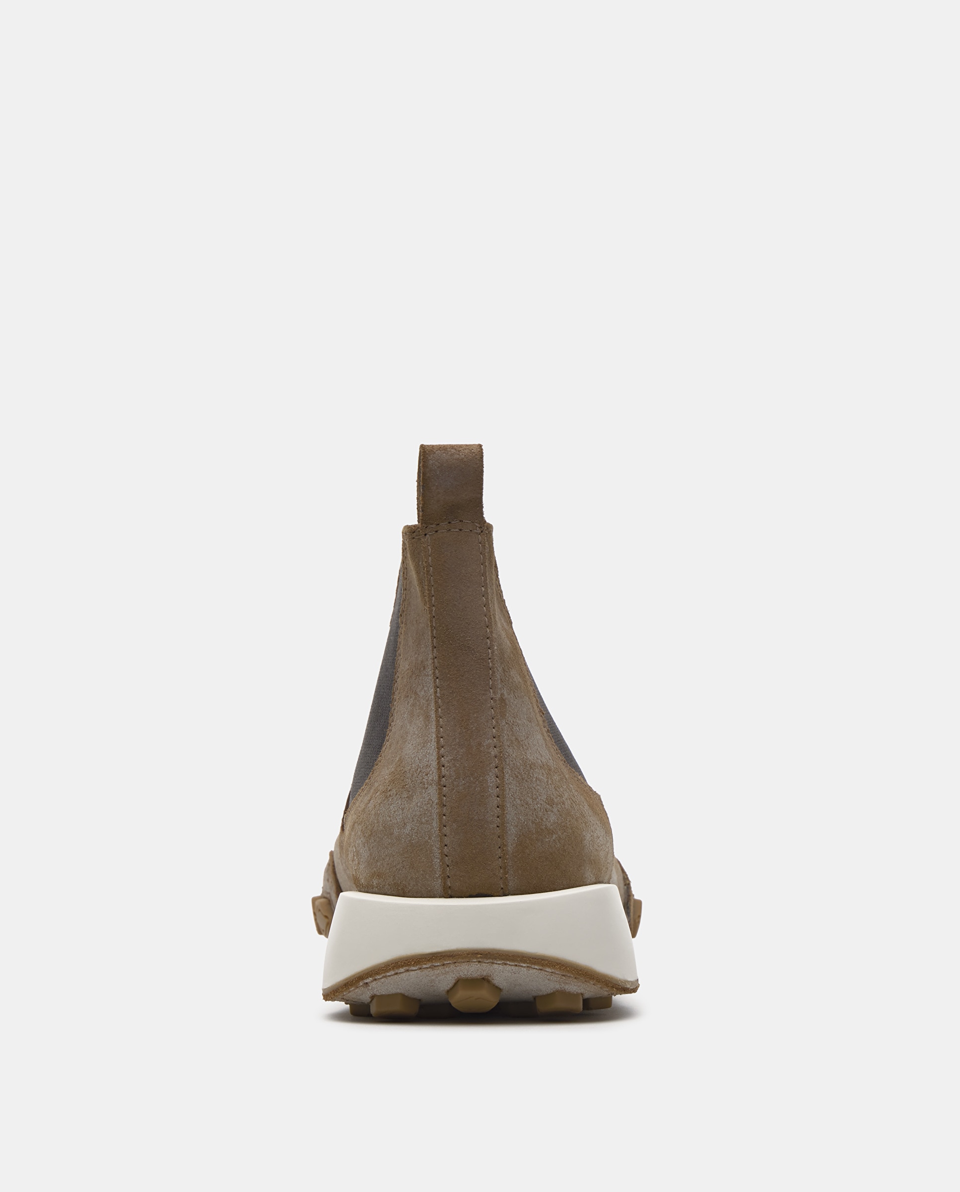 Sapatilhas Nauta de Pele Castanho-3