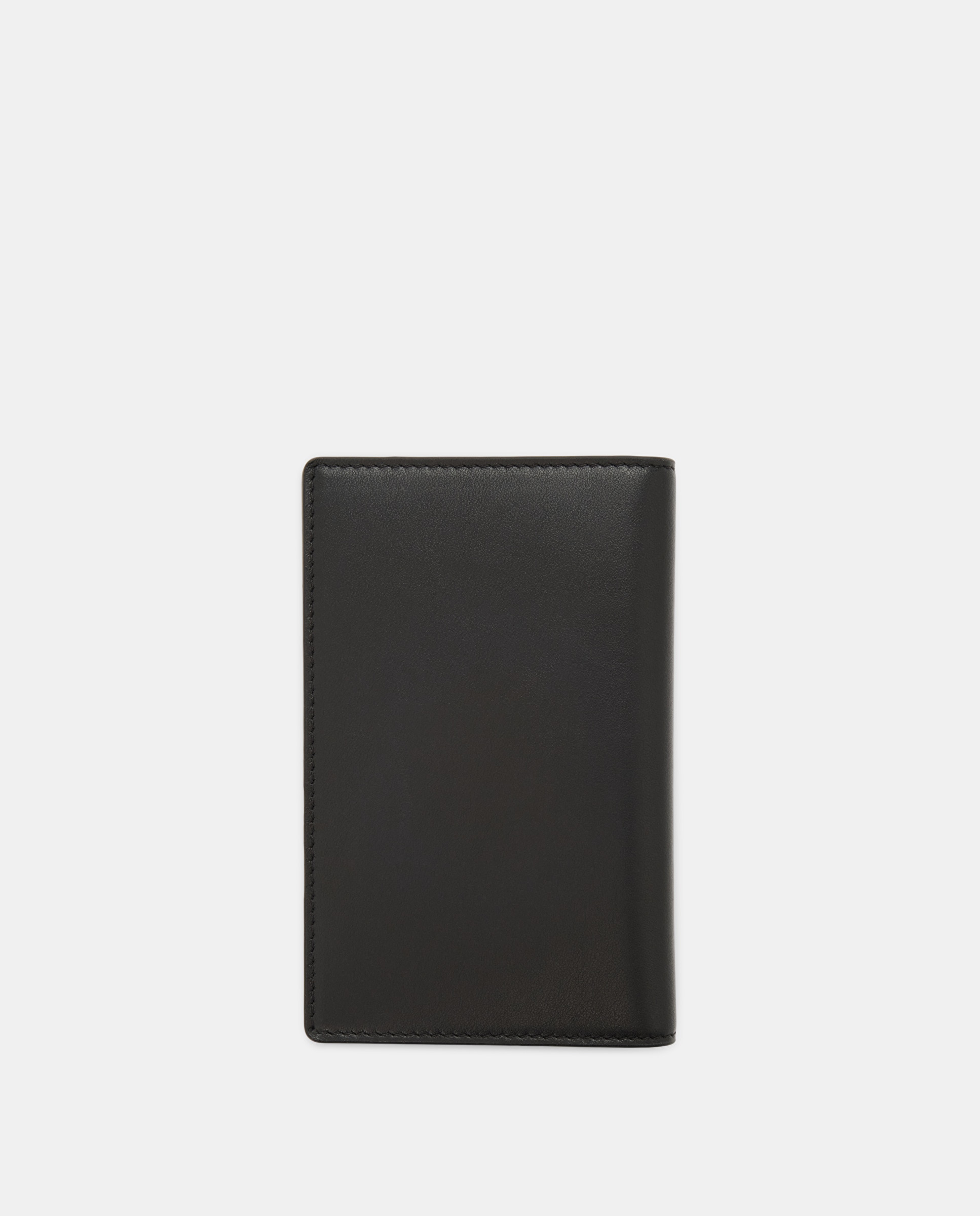 Carteira de Pele de Bovino Preto-2