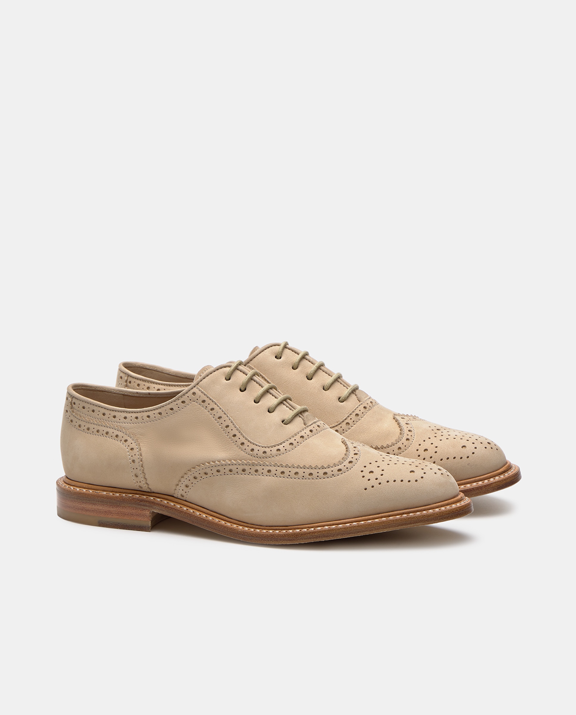 Bluchers Bari de Pele Taupe-2