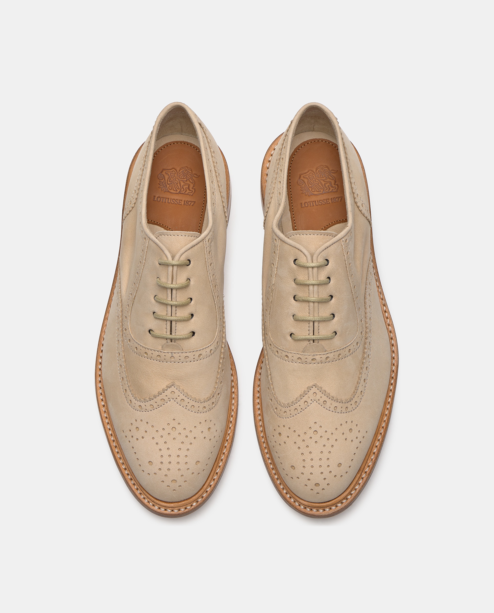 Bluchers Bari de Pele Taupe-6