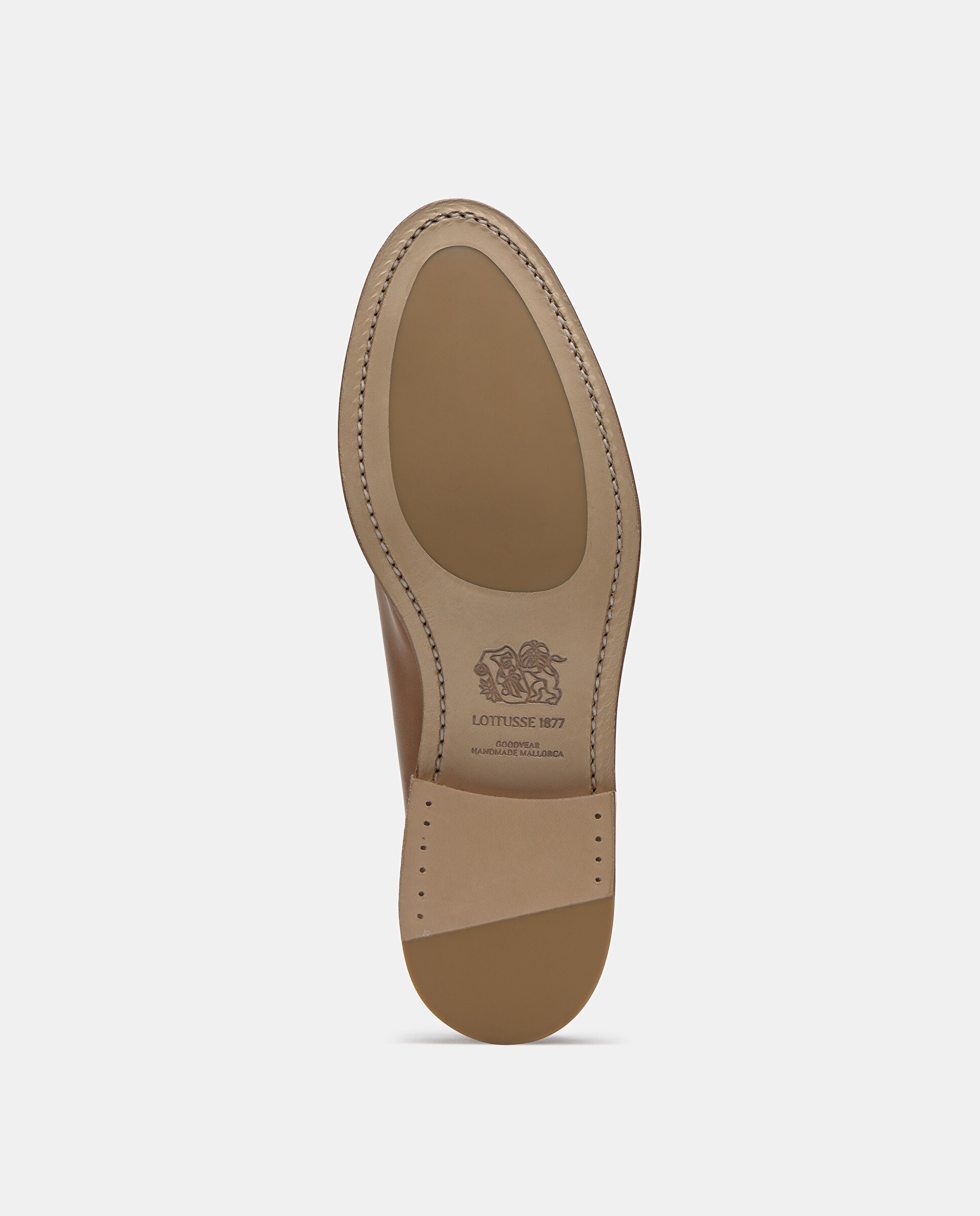 Mocassins de Pele de Bezerro Taupe-5