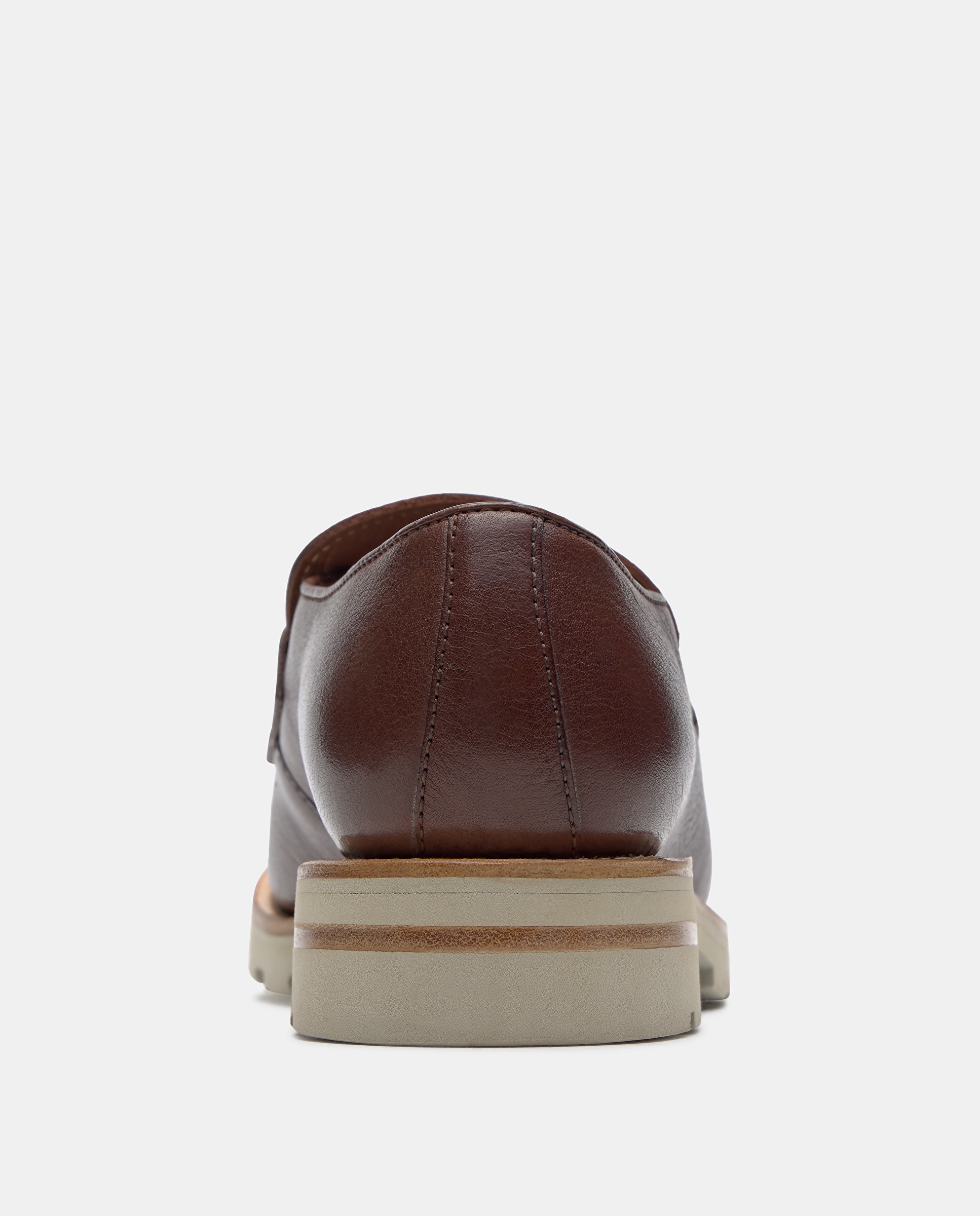 Mocassins Formais Murphy de Pele Castanho-3