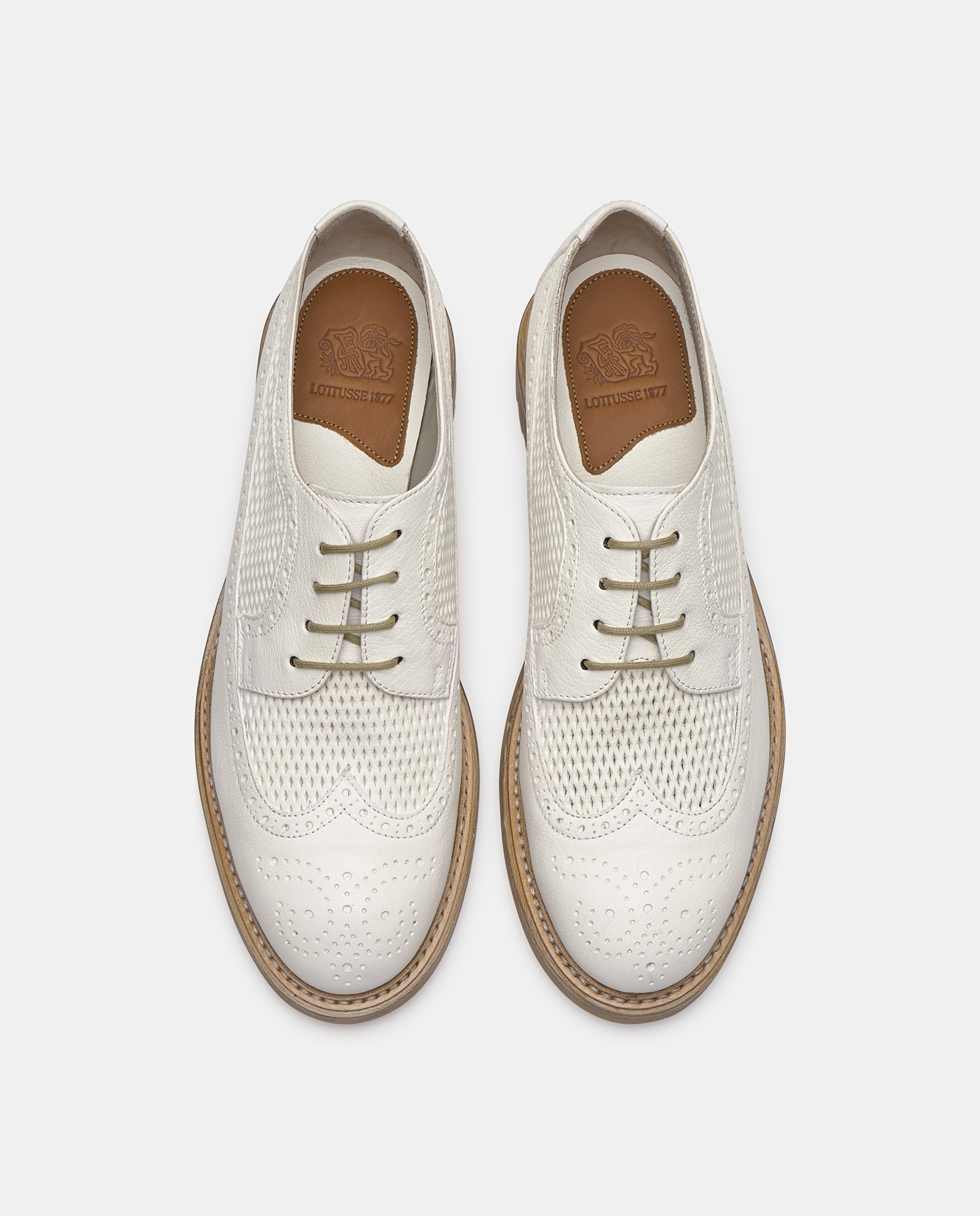 Bluchers Walton de Pele Branco-6