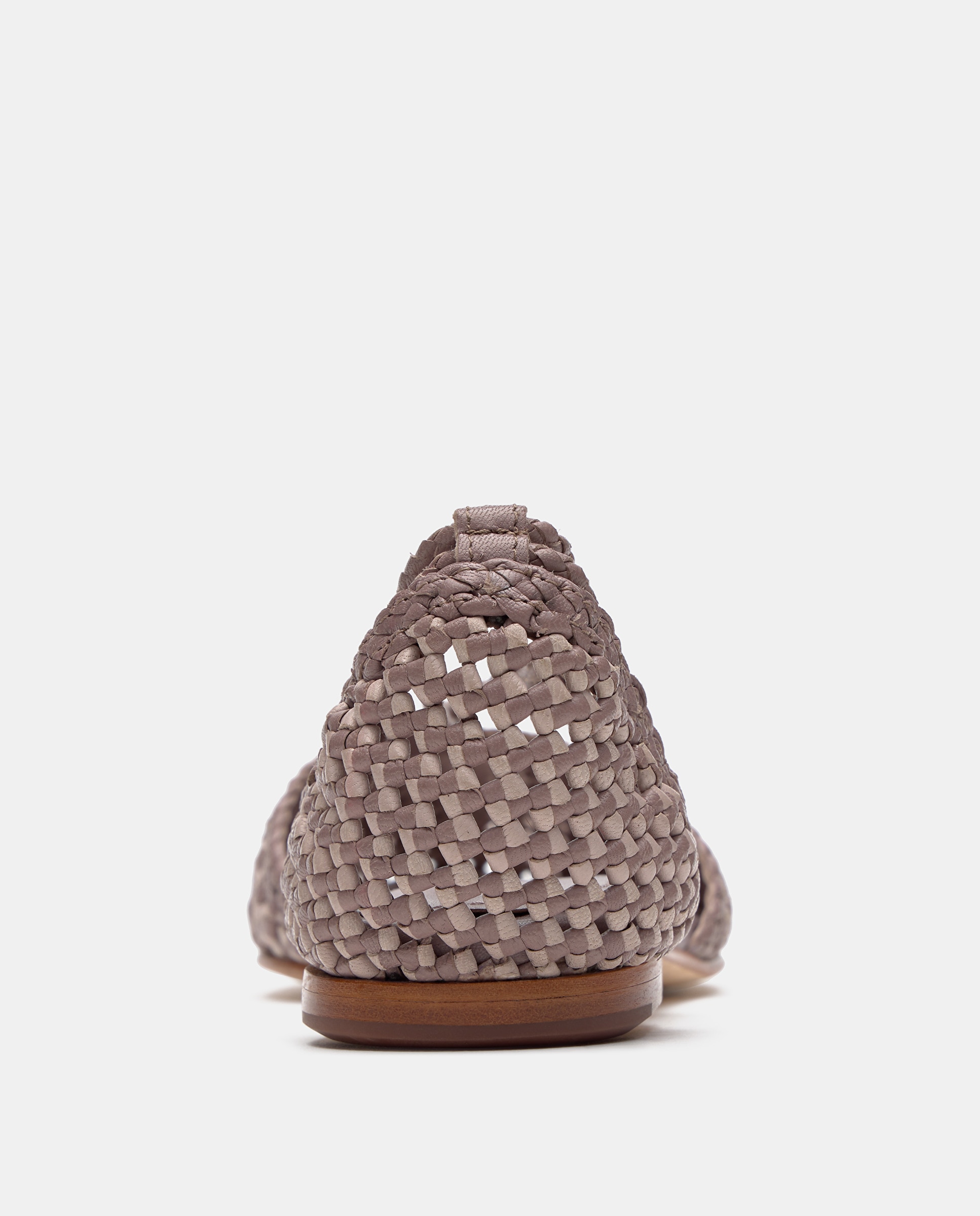 Sabrinas Desalcançadas de Pele de Cordeiro Roxo-3