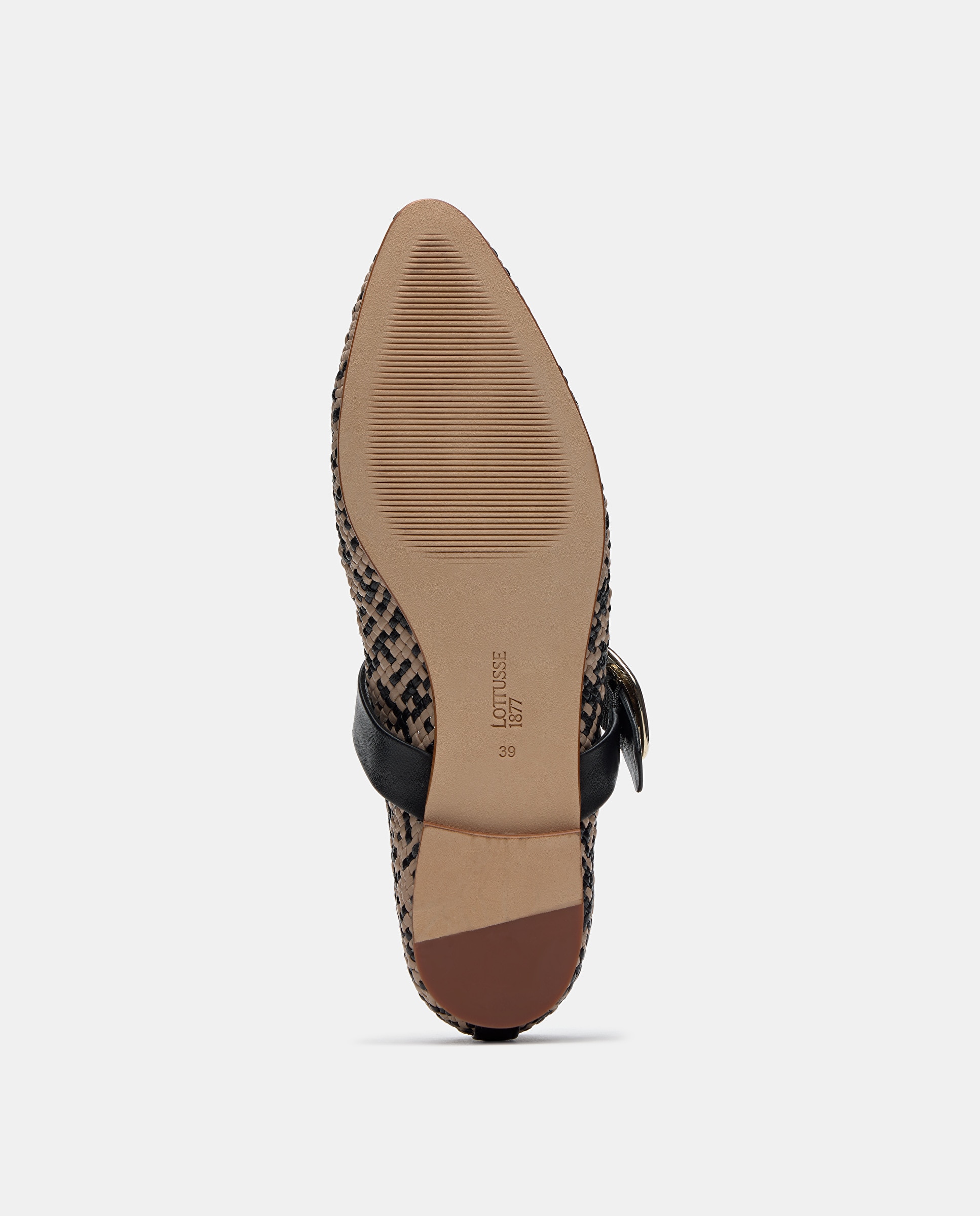 Sapatos Mercedes de Pele Multicolor-5