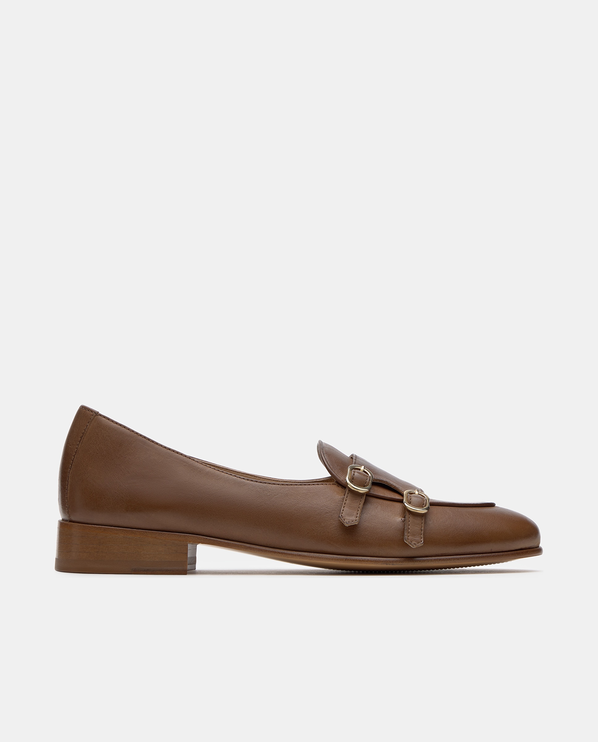 Imagem 0 de Sapatos de Salto Dupla Fivela Soller de Pele