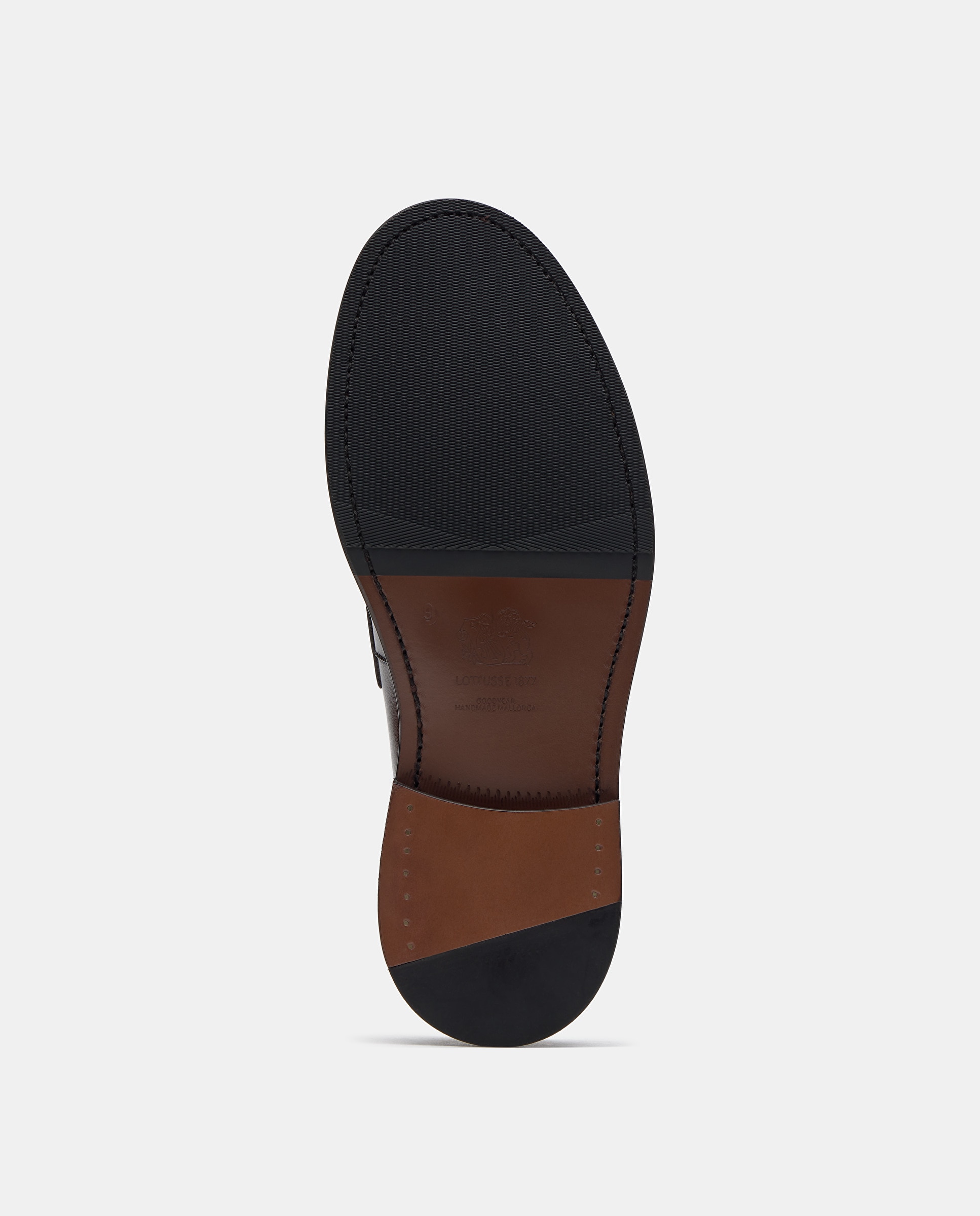 Mocassins Formais Prestige de Pele Castanho-5