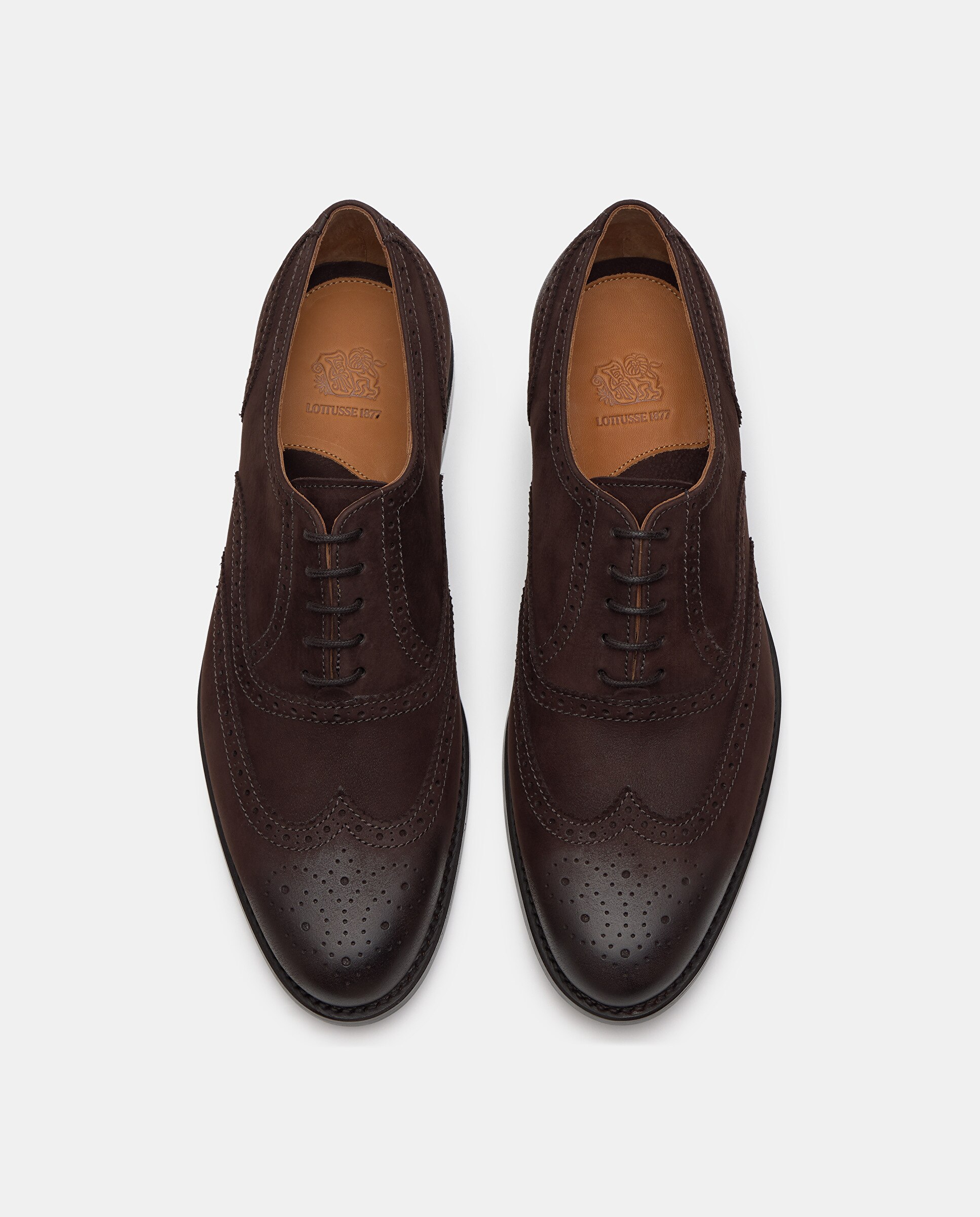Sapato Oxford de Pele Nubuck Moca-6