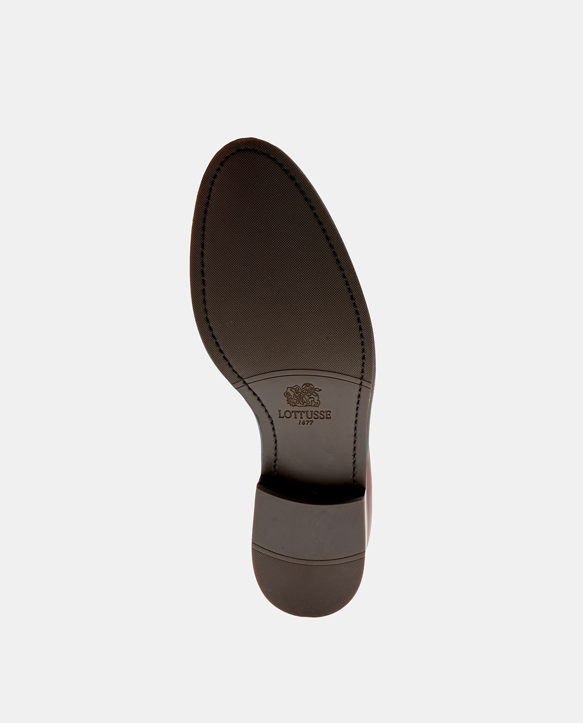 Mocassins Cambridge de Pele Bovino Bordeaux-5
