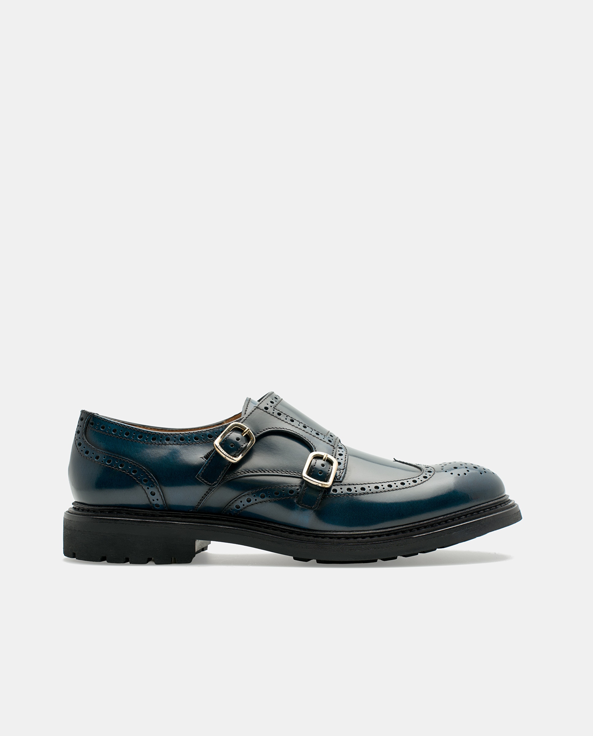 Imagem 0 de Bluchers Walton de Pele Azul