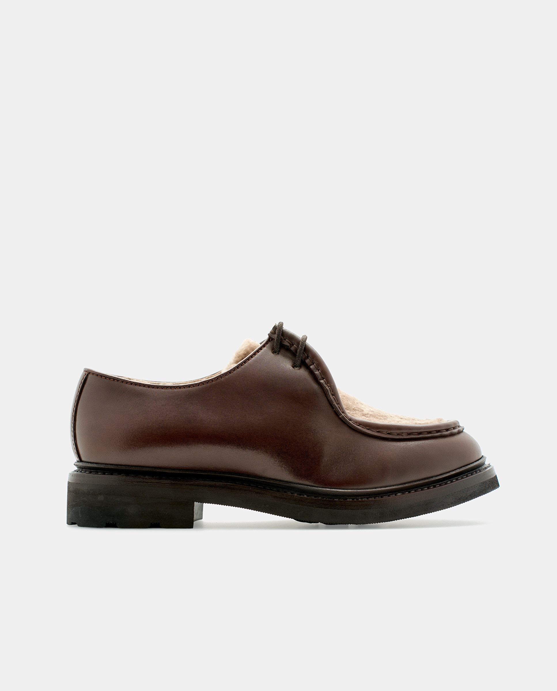 Imagem 0 de Sapatos de Cordões Walton em Pele Vermelho