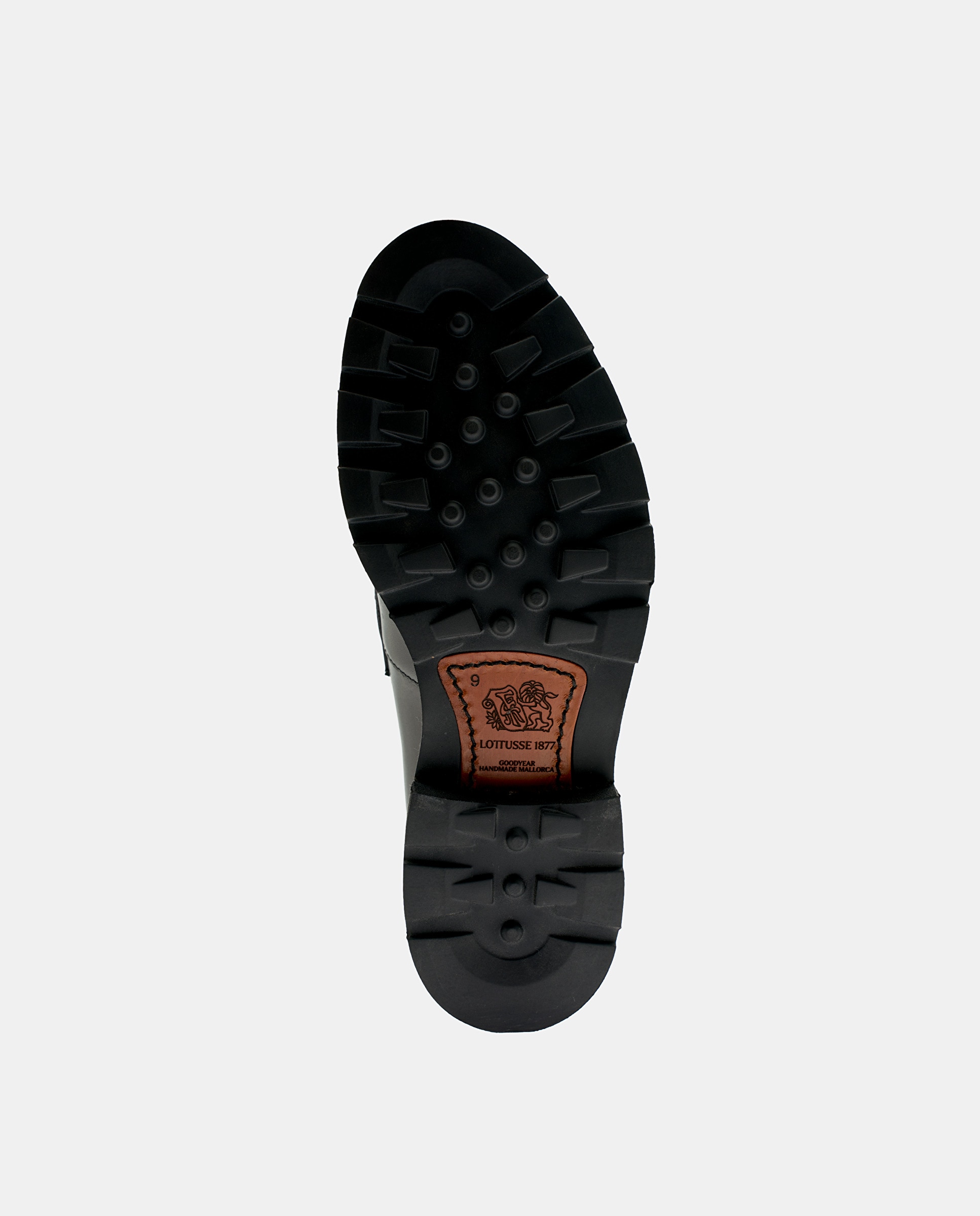 Sapatos Tipo Mocassins em Pele com Fita Preto-5