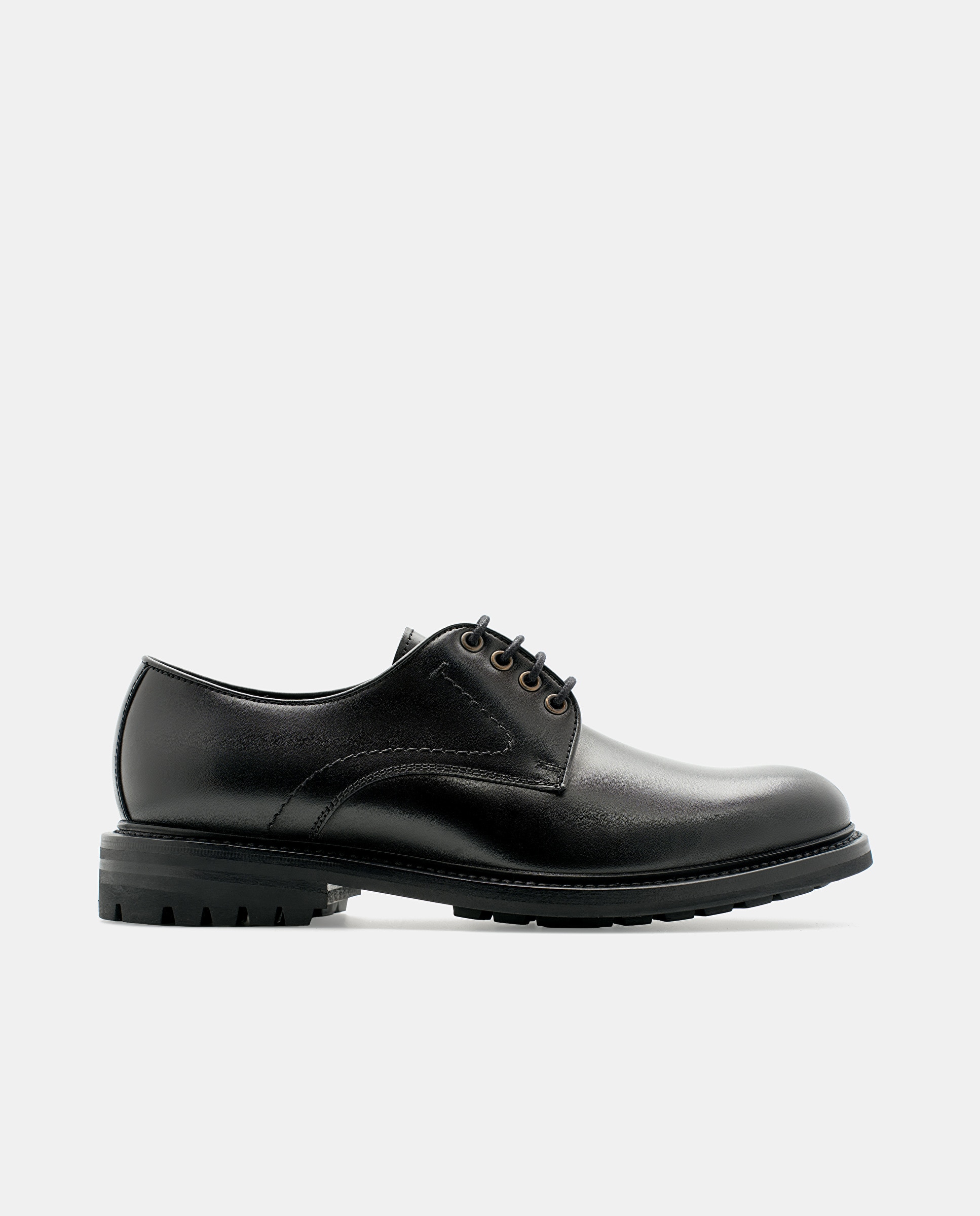Imagem 0 de Sapatos de Atacadores Walton em Pele de Bovino em Preto