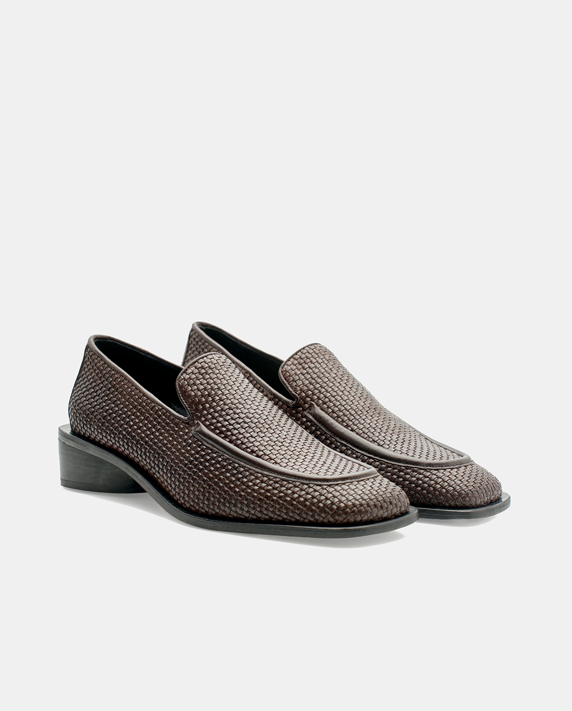 Mocassins Petra de Pele de Bovino em Preto Preto-2