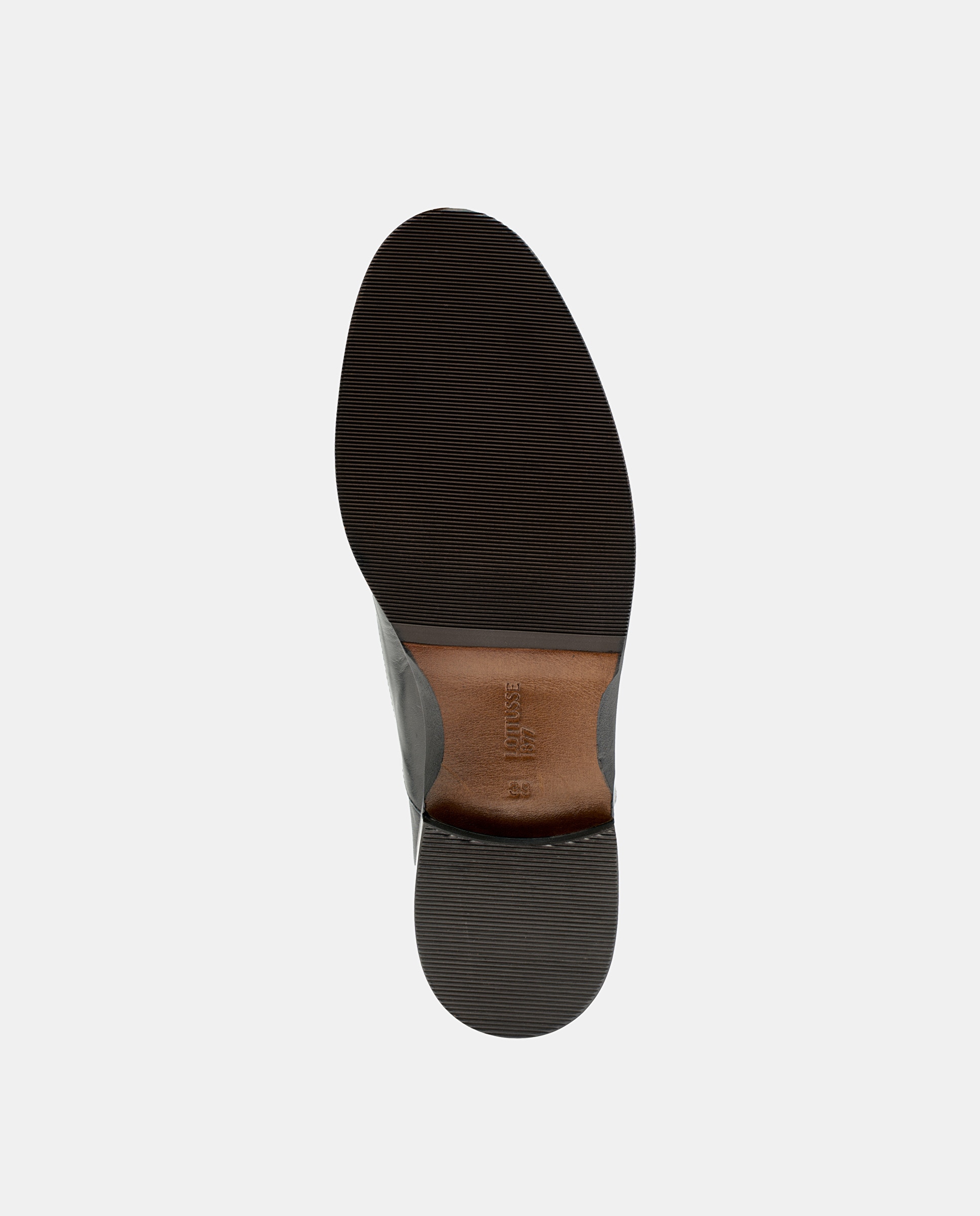Sapatos de Cordões Pina em Pele de Bovino em Preto Preto-5