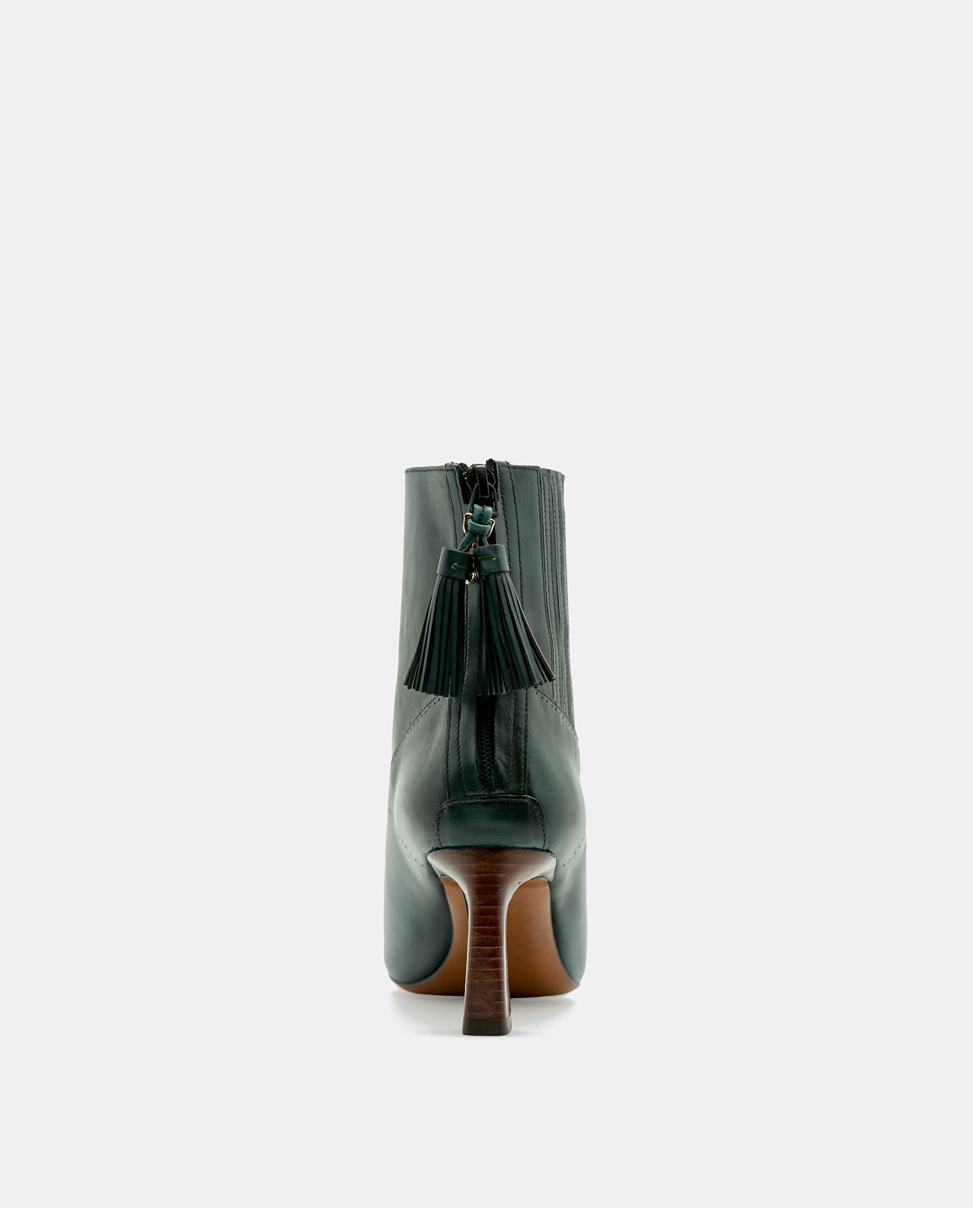 Botins Smithson de Pele de Bovino em Preto Preto-3