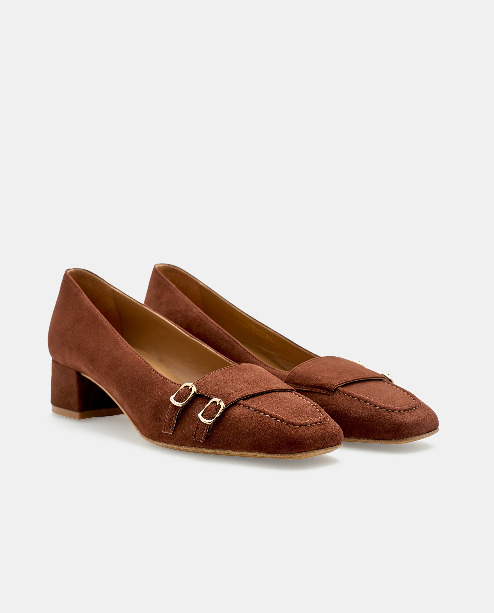 Mocassins Goya de Pele de Cordeiro em Vermelho Bordeaux-2