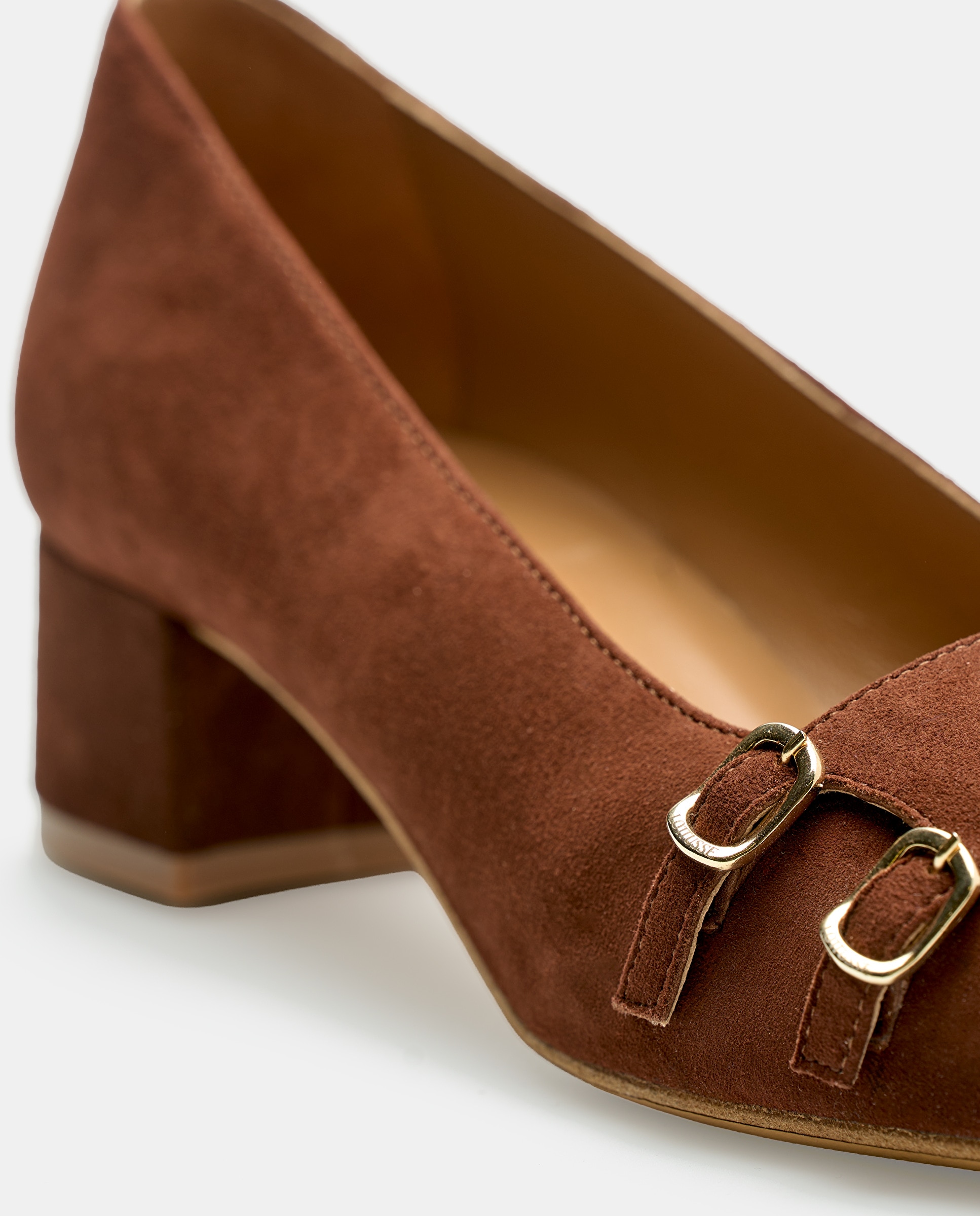 Mocassins Goya de Pele de Cordeiro em Vermelho Bordeaux-4