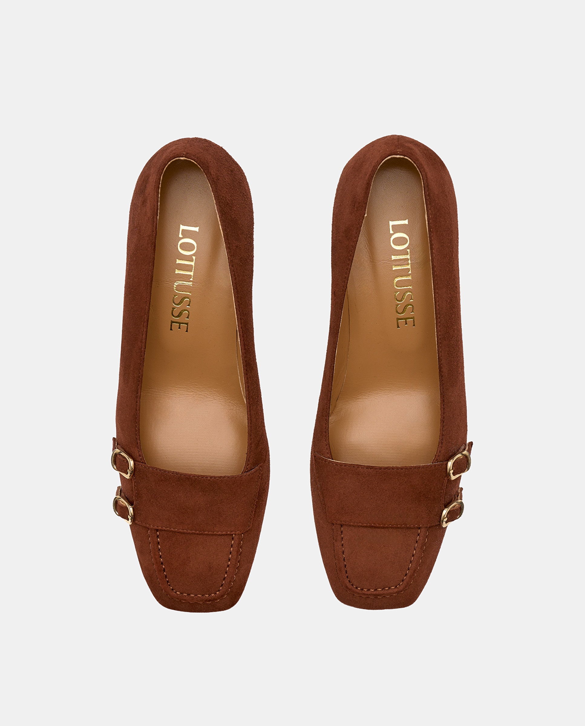 Mocassins Goya de Pele de Cordeiro em Vermelho Bordeaux-6