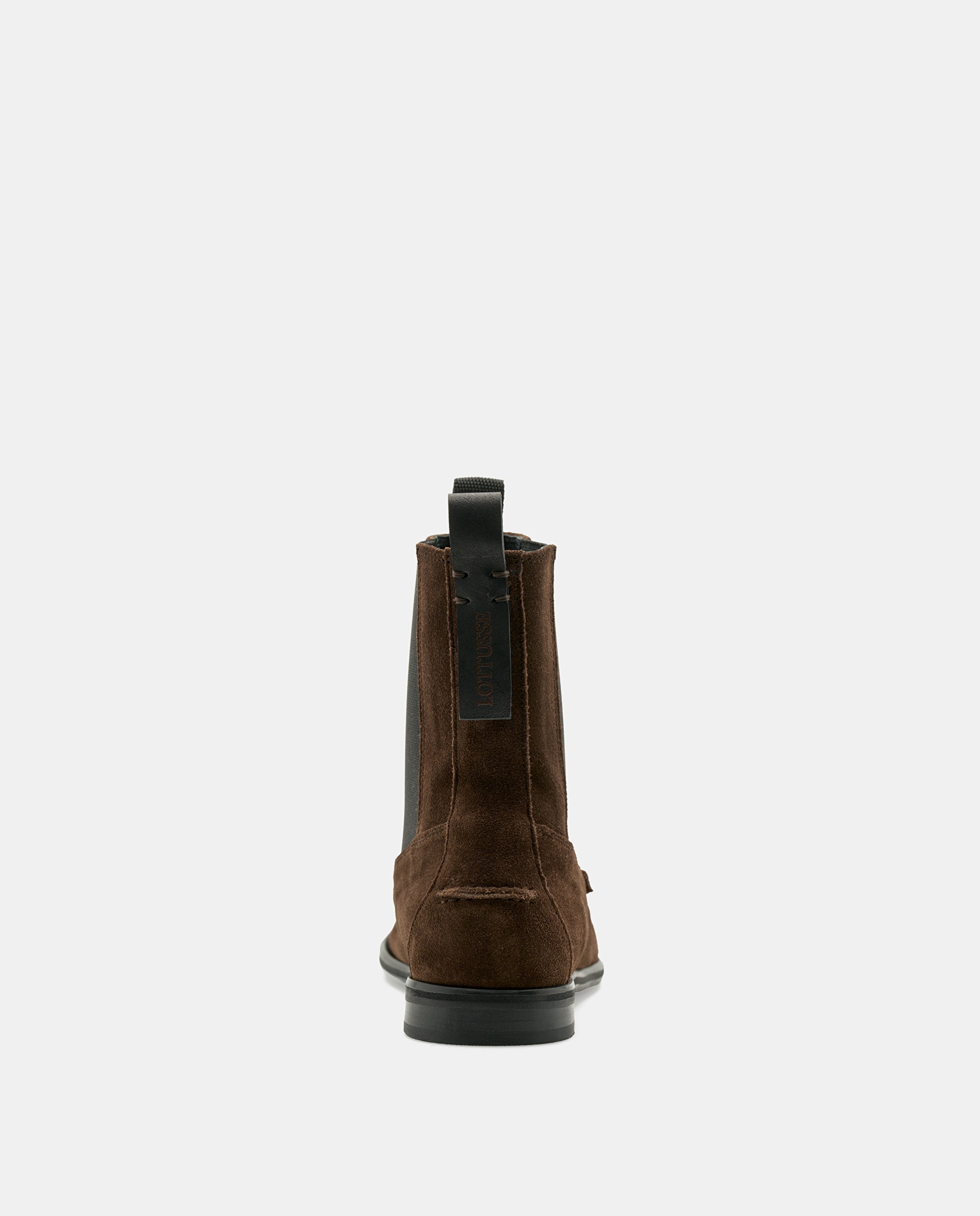 Botins Elásticos Lara de Pele Bovino Moca-3