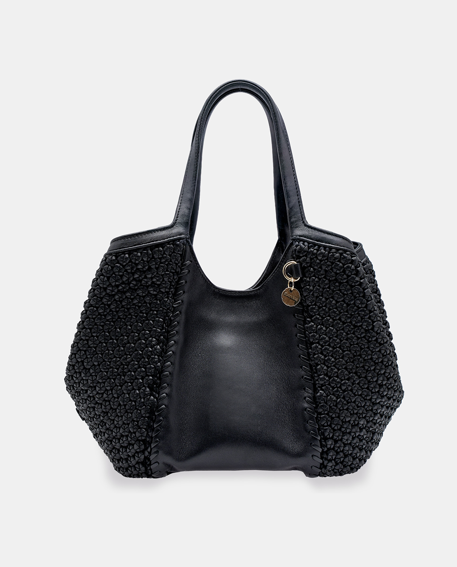 Imagem 0 de Mala Shopper Noodluxe de Pele de Cordeiro em Preto