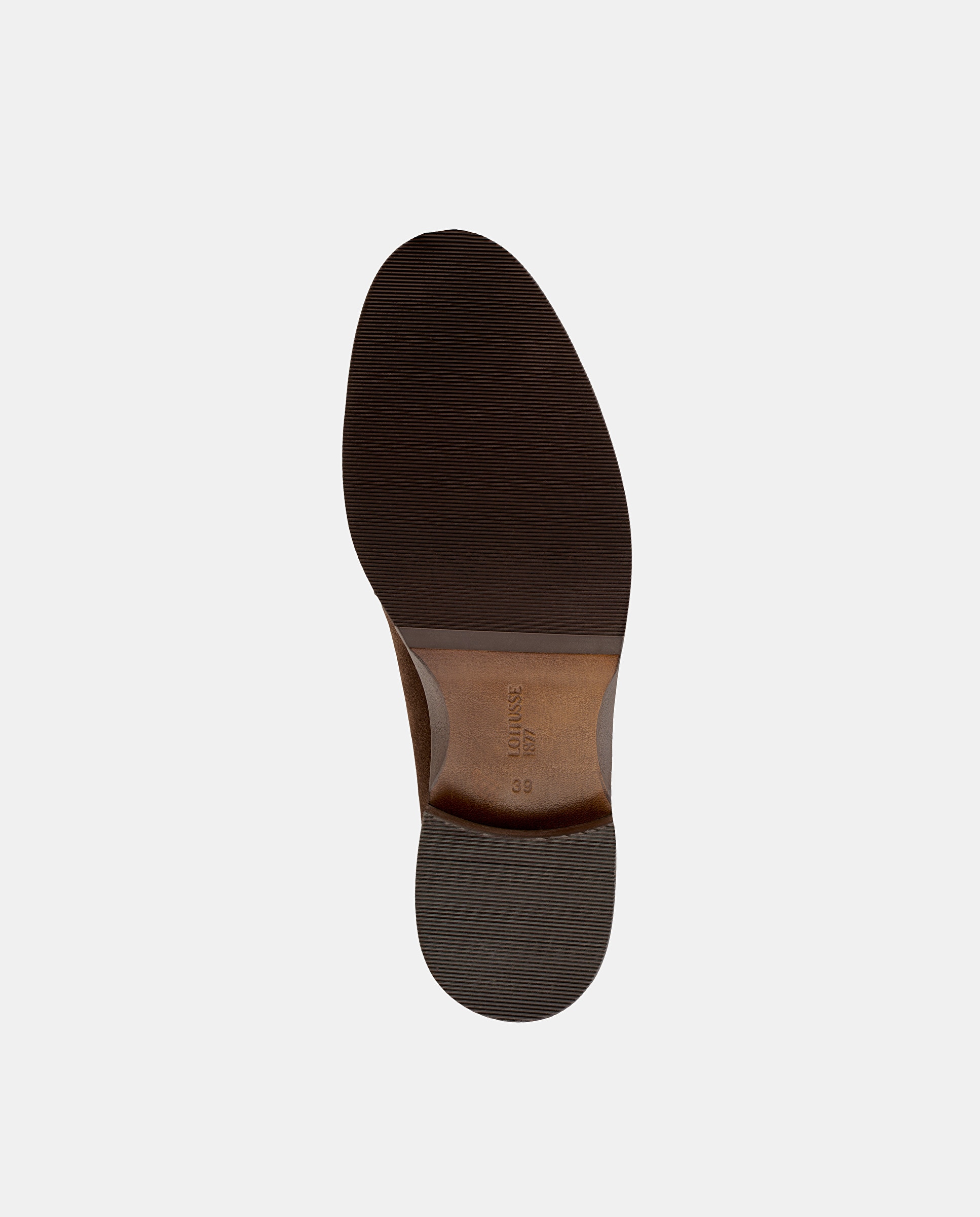 Mocassins Pina em Pele de Bovino em Castanho Moca-5