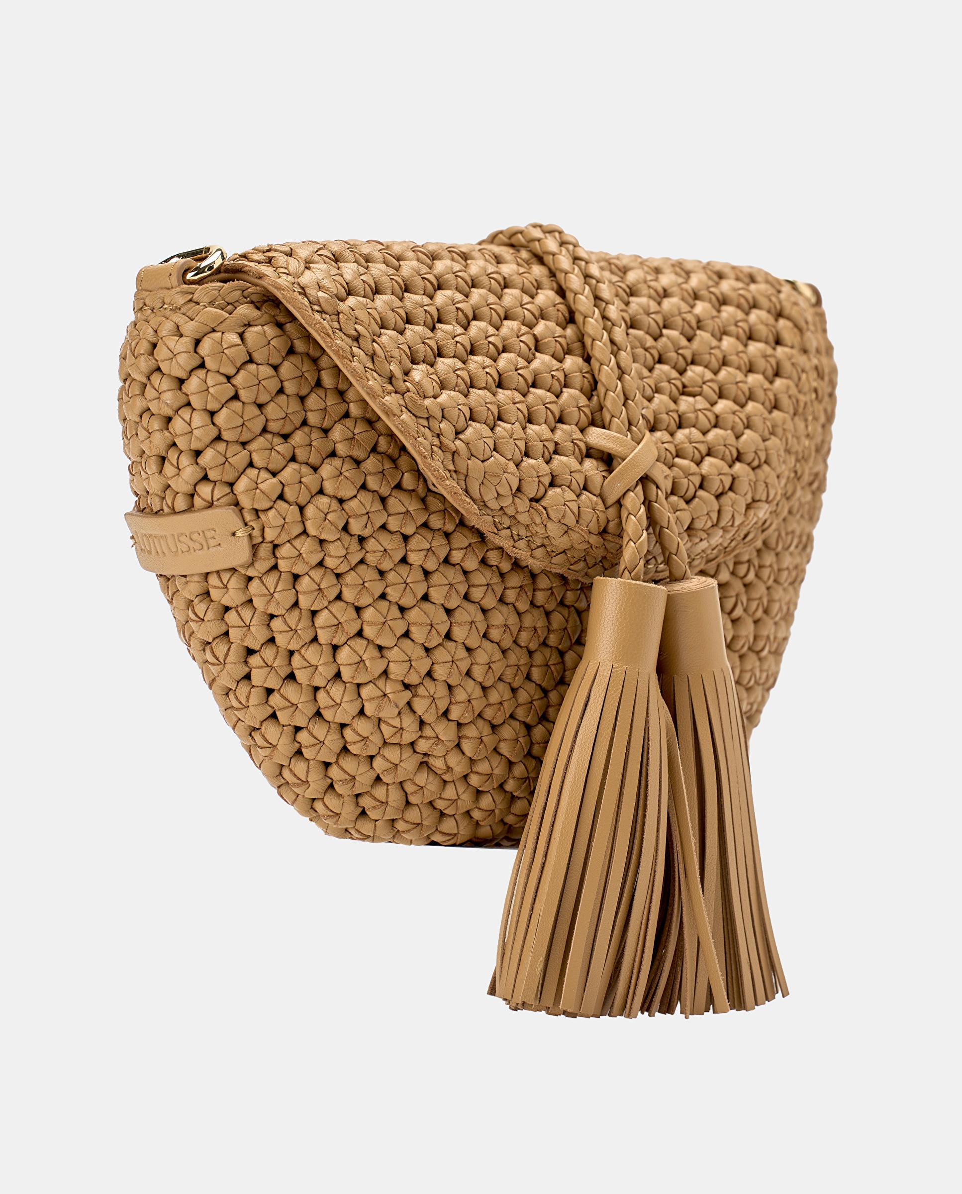 Mala a Tiracolo Noodbag de Pele de Cordeiro Camel-2