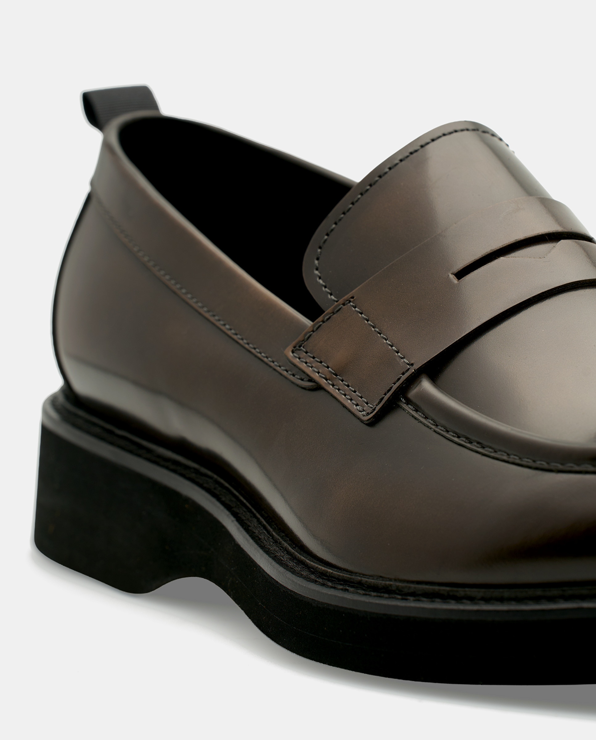 Mocassins Formais Luca de Pele Bovino Antracite-4