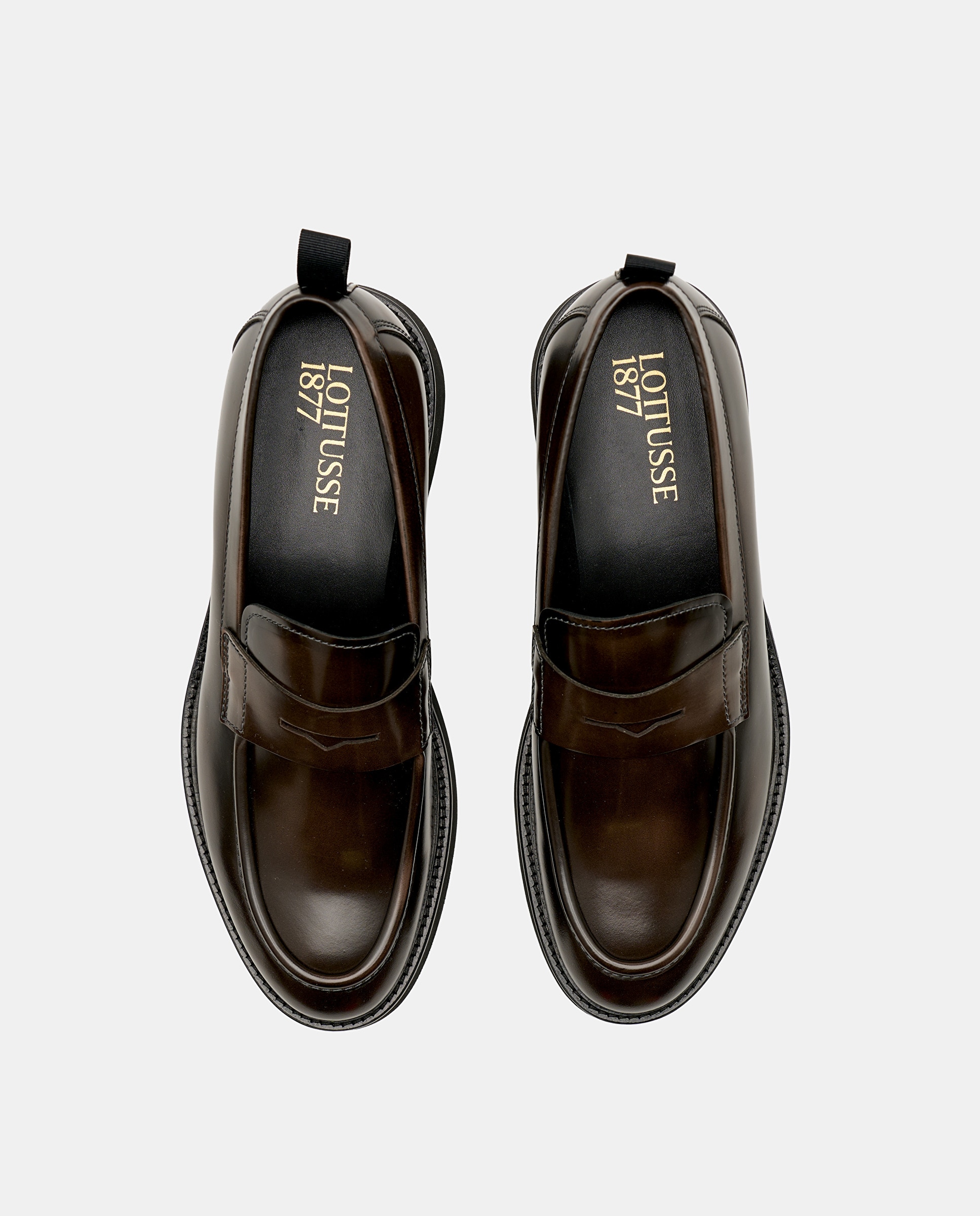 Mocassins Formais Luca de Pele Bovino Antracite-6