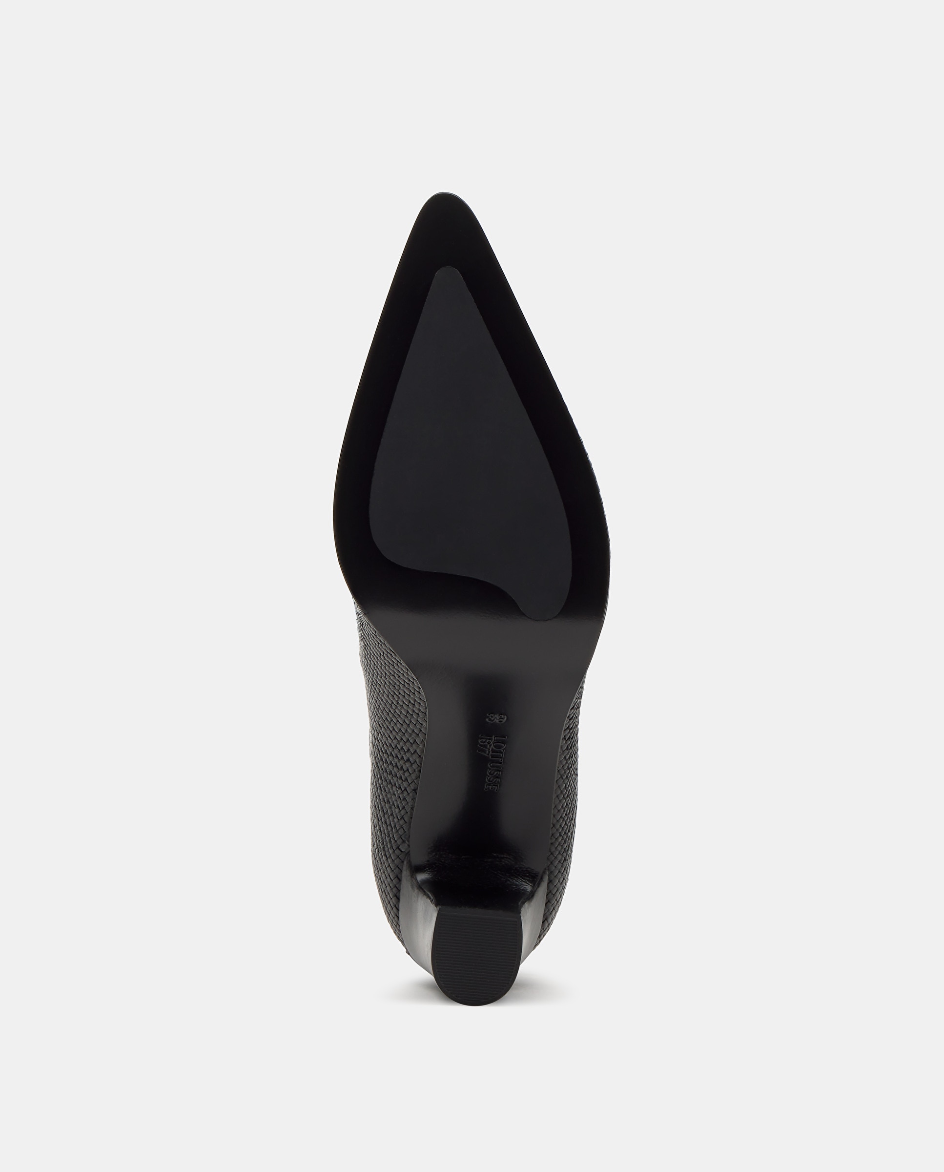 Botins Cort de Pele Preto-5