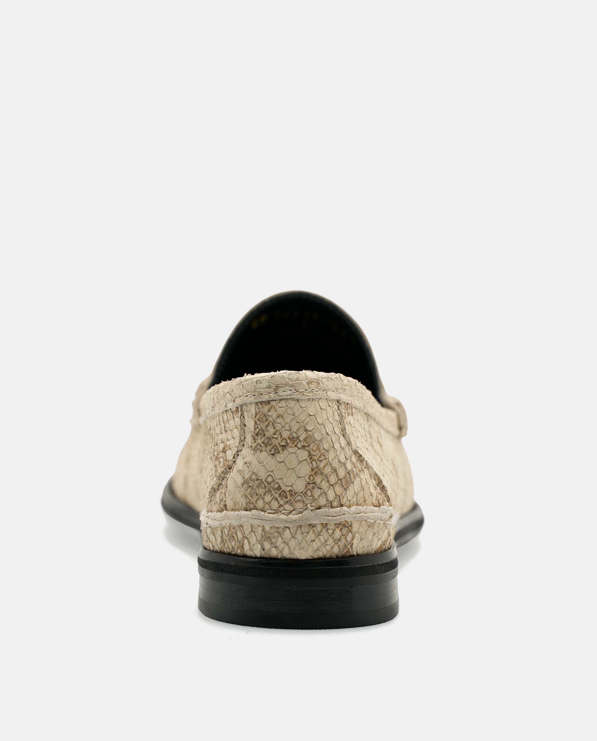 Mocassins Lara de Pele de Bovino em Branco Branco-marfim-3