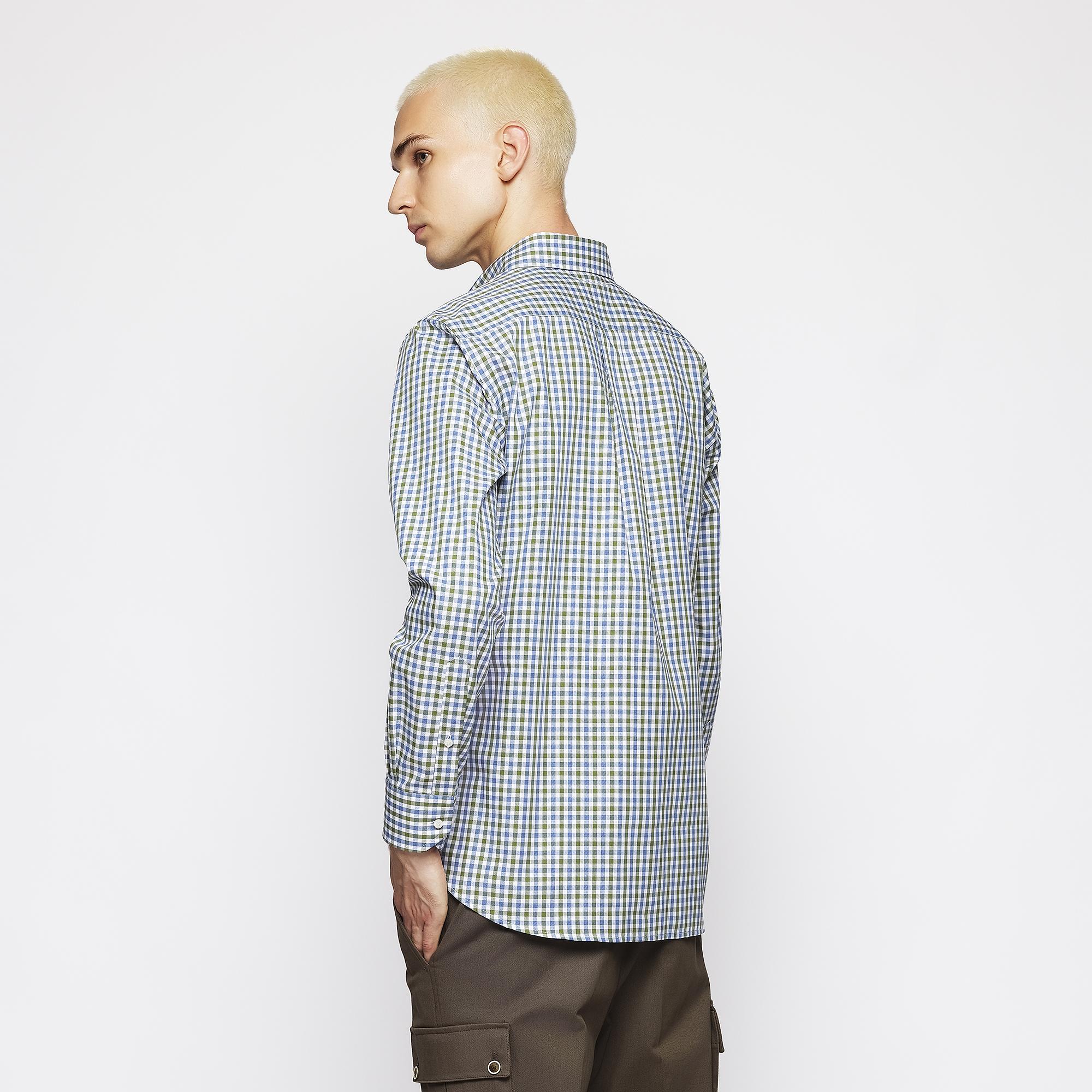 Camisa de Caça Casual Mirto Verde-militar-2