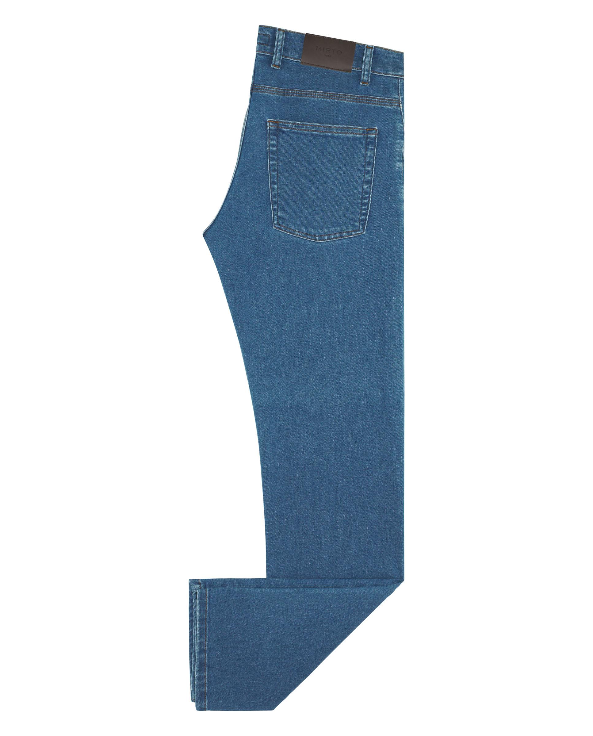 Jeans Regular de 5 Bolsos Azul-claro-3