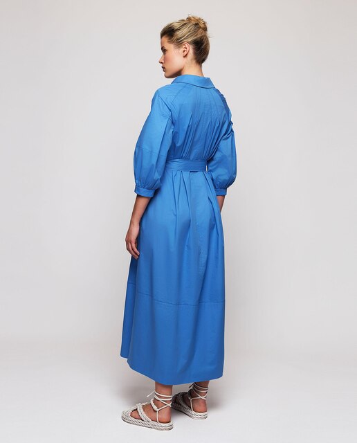 Imagem 0 de Vestido Midi em Algodão Elástico