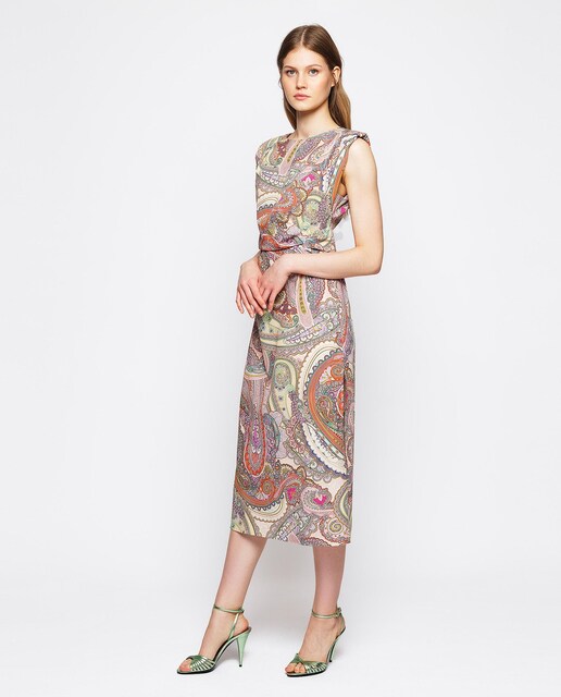 Imagem 0 de Vestido em Algodão com Estampado Paisley