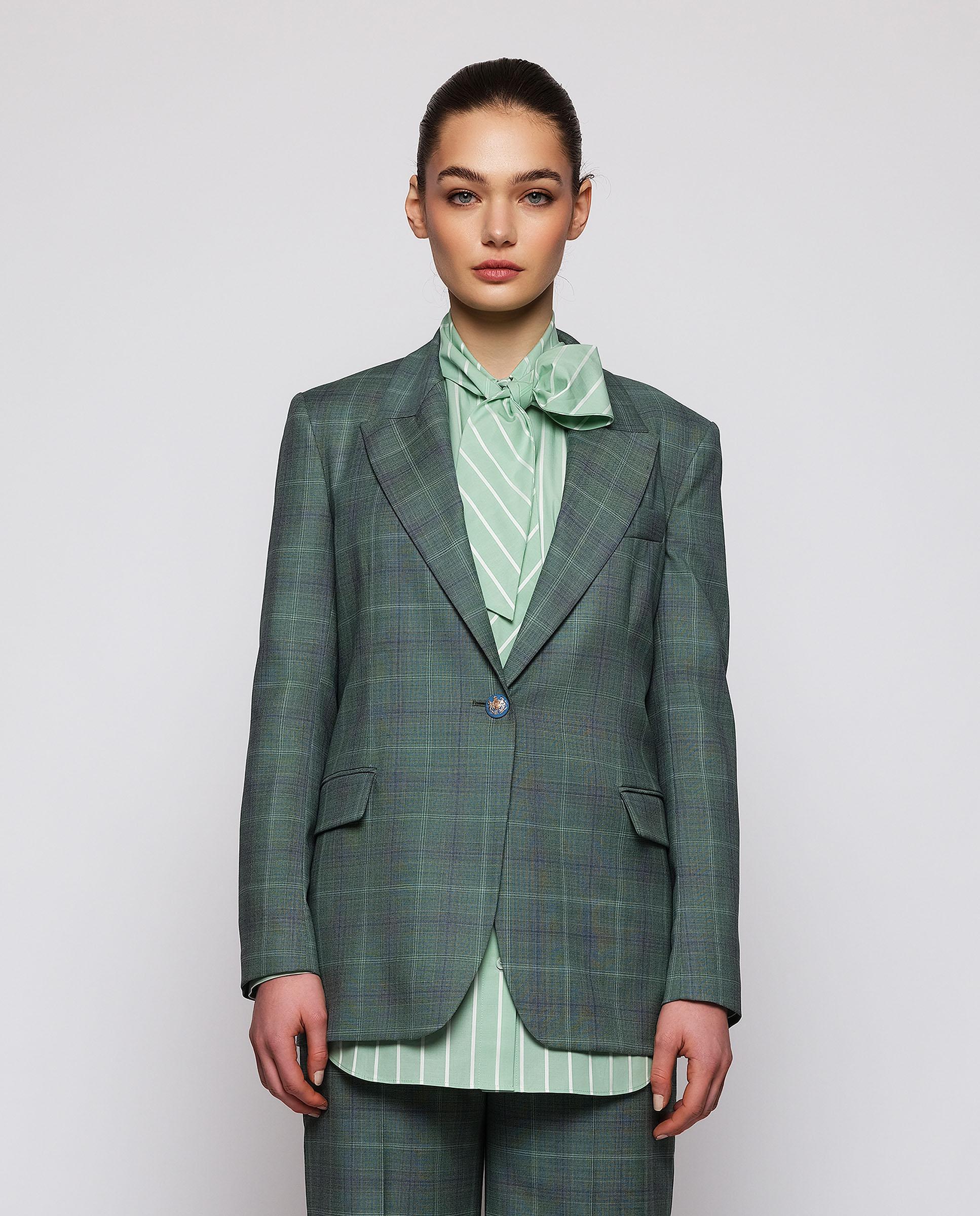 Imagem 0 de Blazer Aos Quadrados em Lã