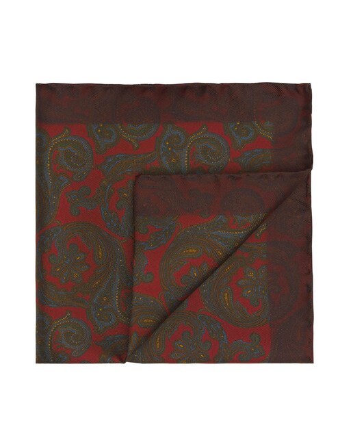 Imagem 0 de Lenço de Bolso Estampado de Seda