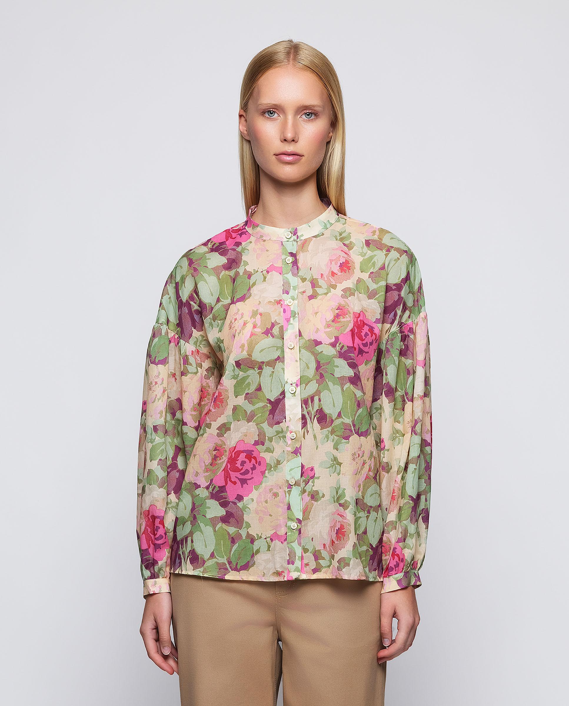 Imagem 0 de Camisa de Manga Comprida com Estampado Floral
